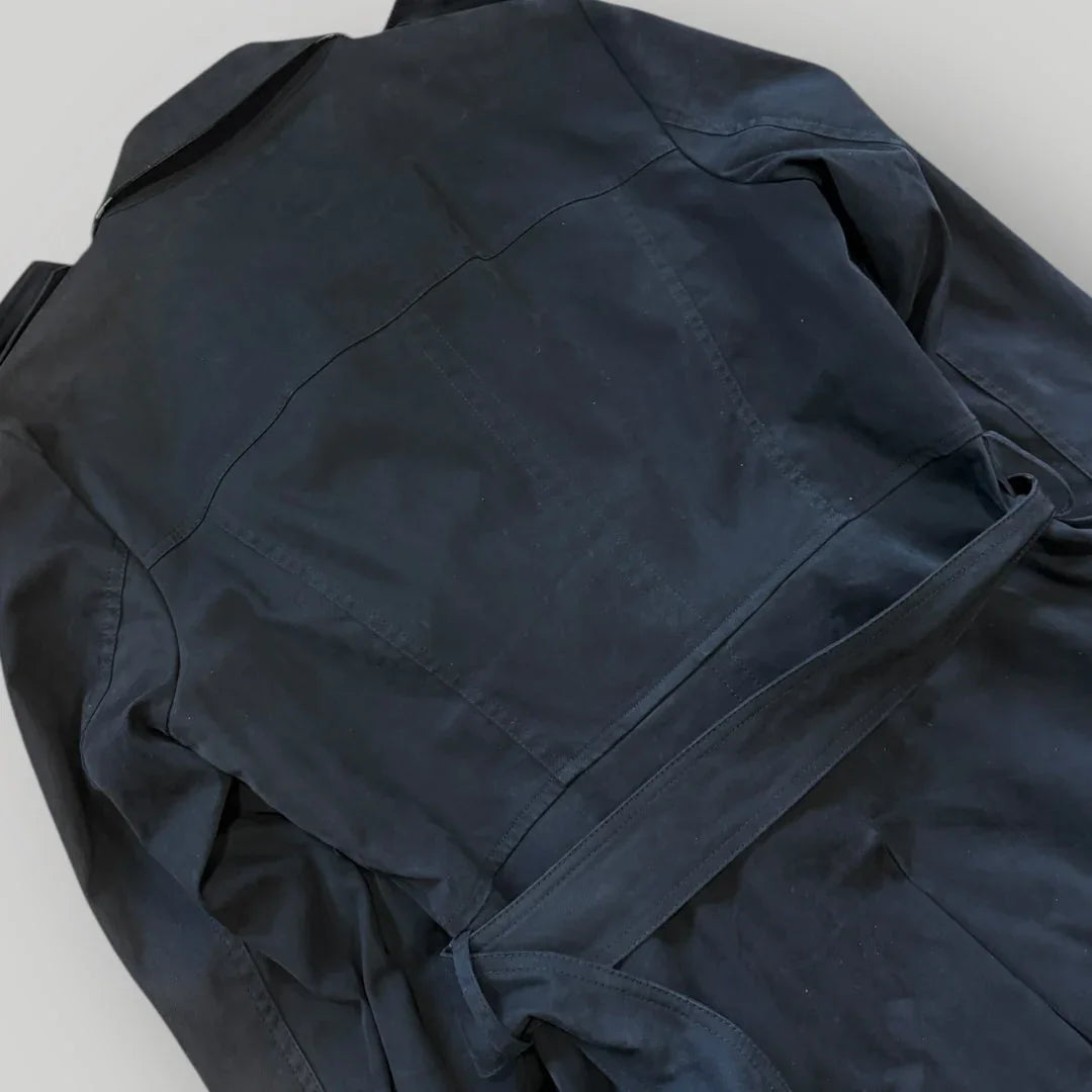 Burberry Women's Double Breasted Belted Short Trench Coat S