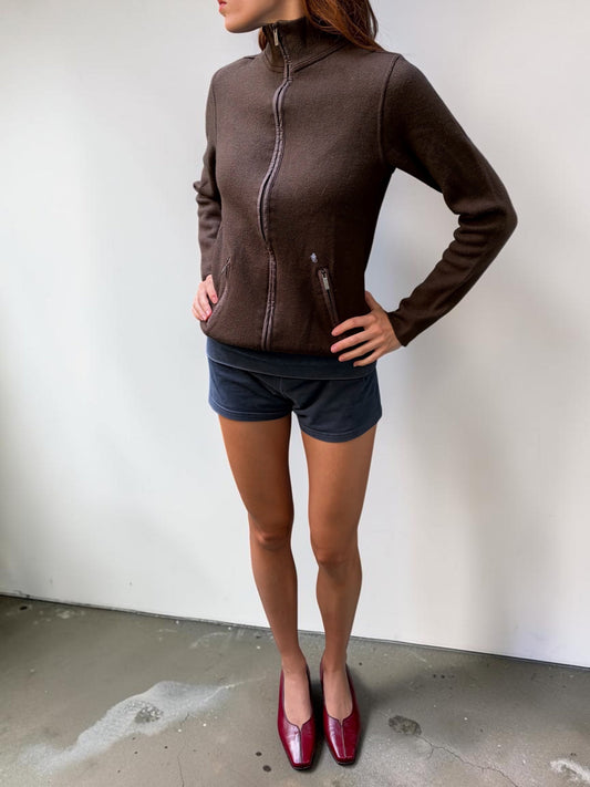 2000s Armani Track Top | Brown, Brown