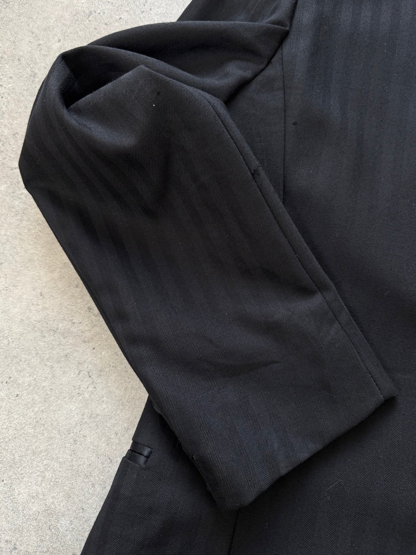 Christian Dior Monsieur 1990s Wool Tuxedo Blazer – 39R/M