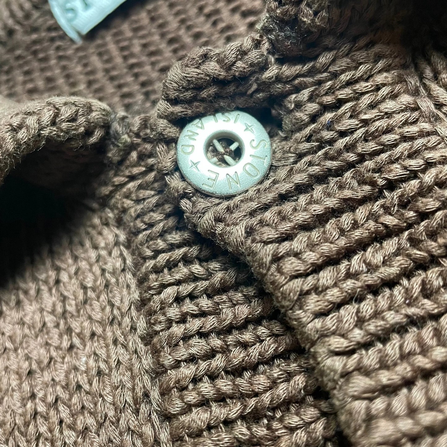 A/W 1991 Walnut Brown Cable Knit Pullover Sweater