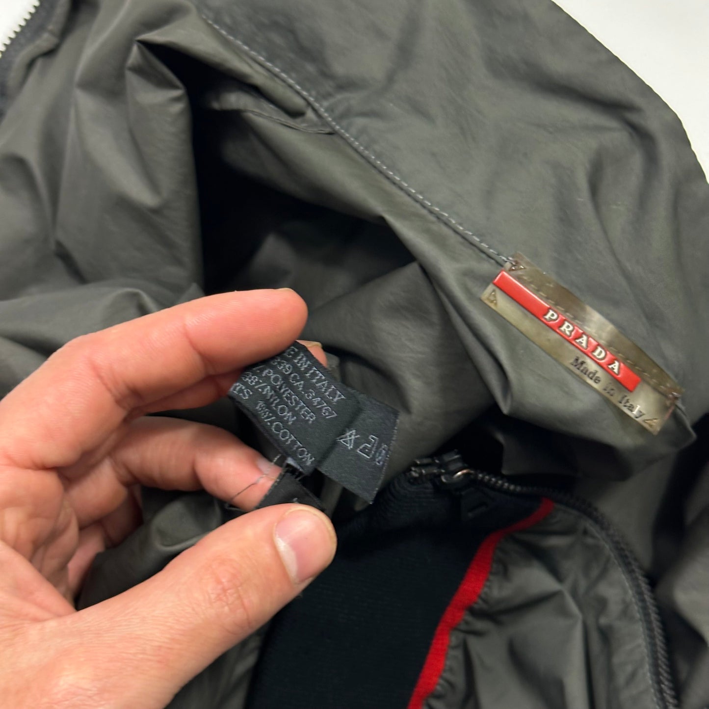 Prada Sport SS00 Stash Pocket Nylon Gilet Vest Jacket - M