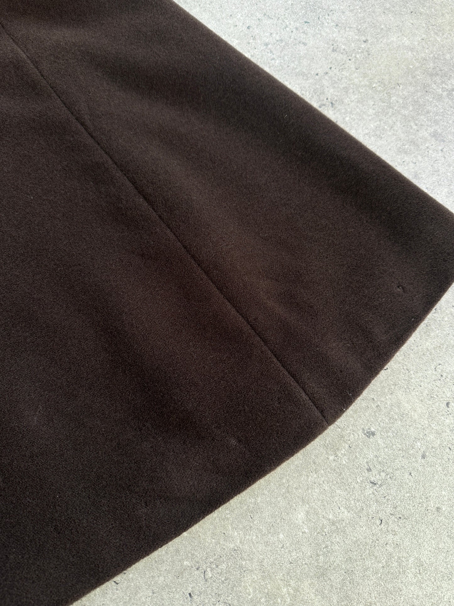 Max Mara Pure Wool A-Line Floor Length Coat - M