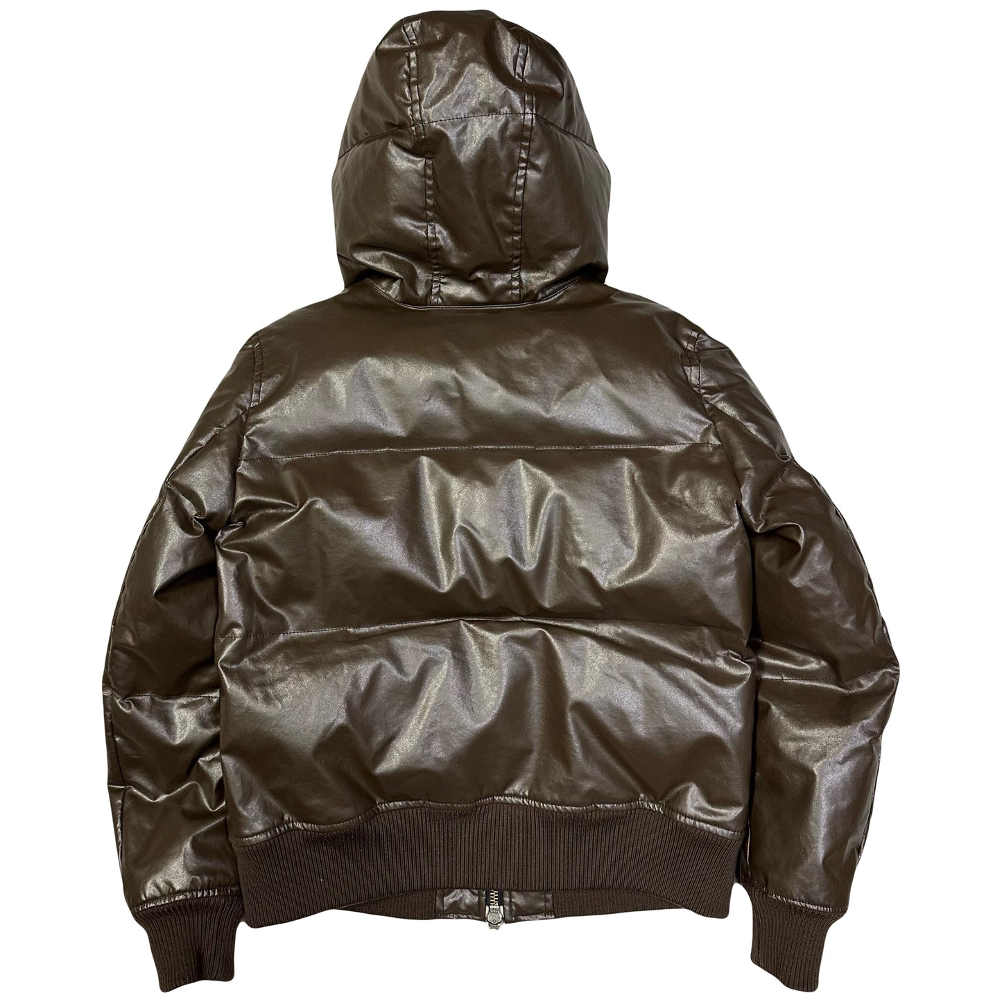 Takeo Kikuchi Faux Leather Bomber Jacket ( M )