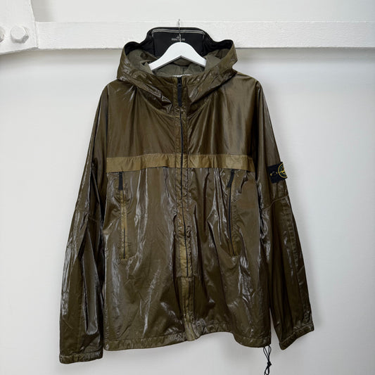 Stone Island SS2007 Prismatic Silk Jacket (XXL) | XXL, Olive