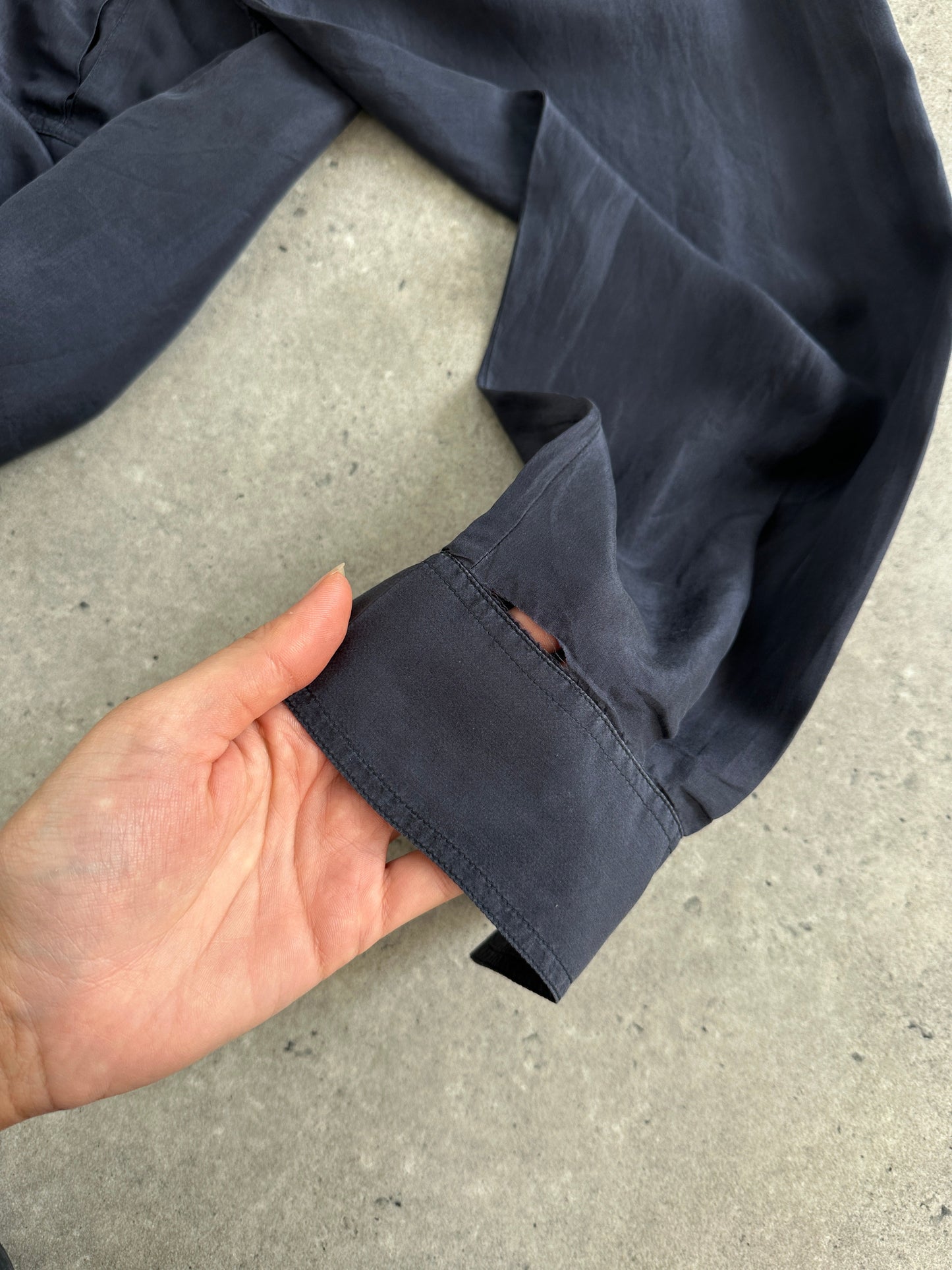 Vintage 1990s Relaxed Pure Silk Shirt - XL