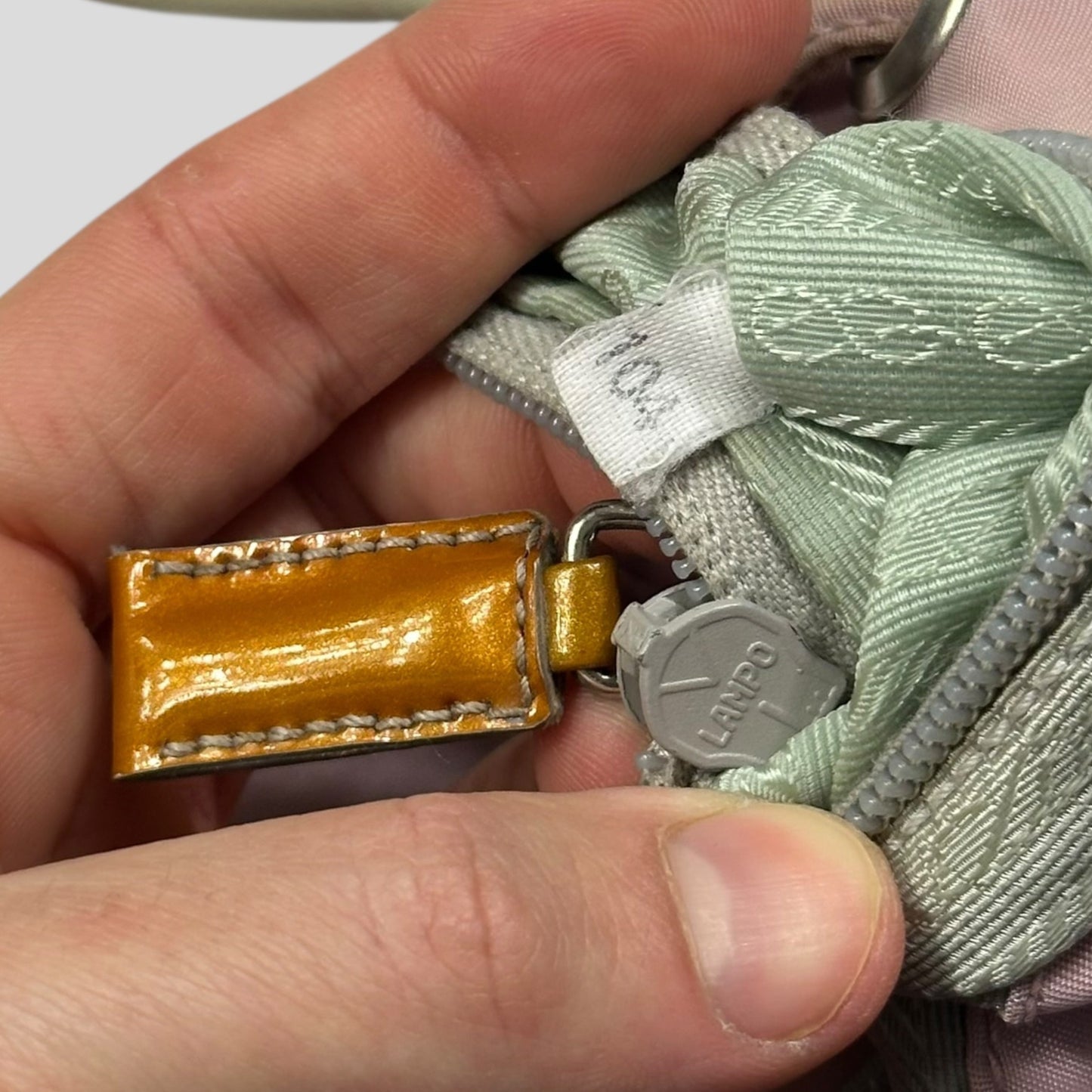 Prada Milano 00’s Triangle Plaque Logo Nylon Pink Backpack