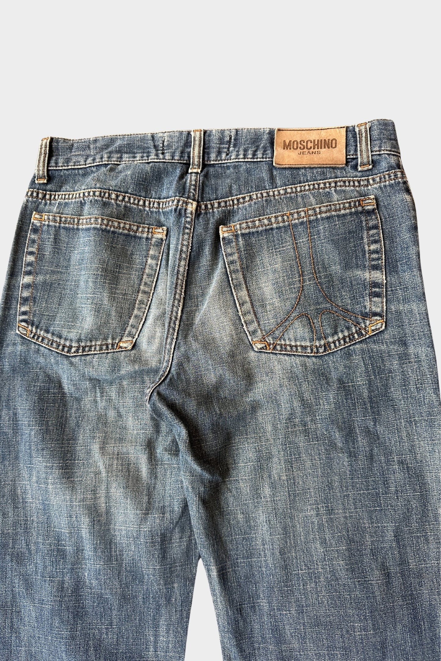 Moschino Vintage Faded Straight Leg Jeans 32