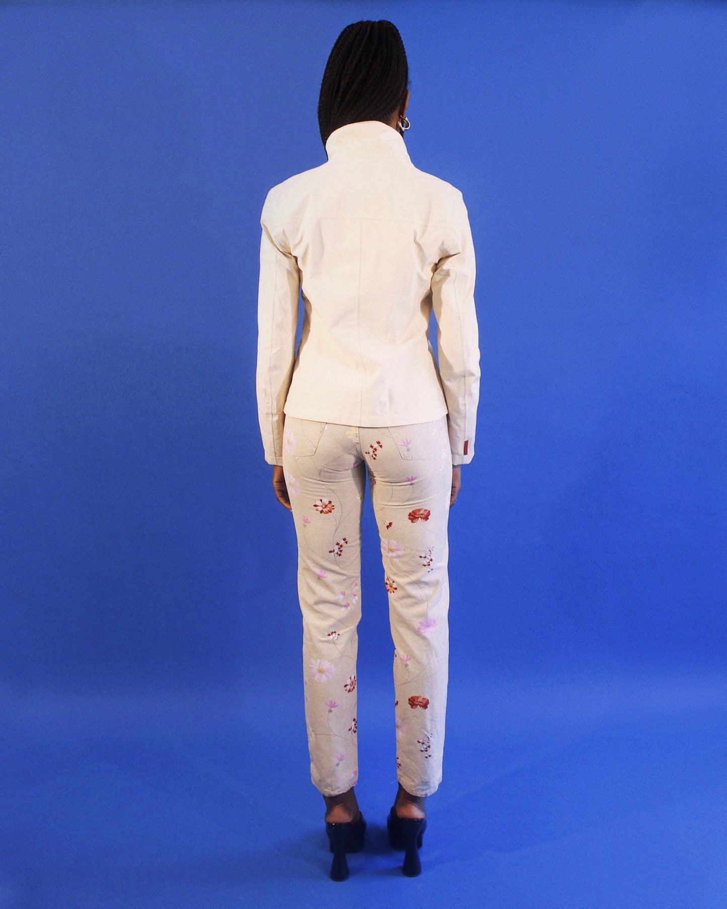 Kenzo Vintage Floral High Waisted Pants