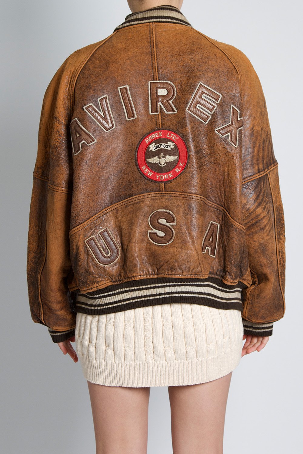 Avirex Vintage Varsity Bomber Jacket