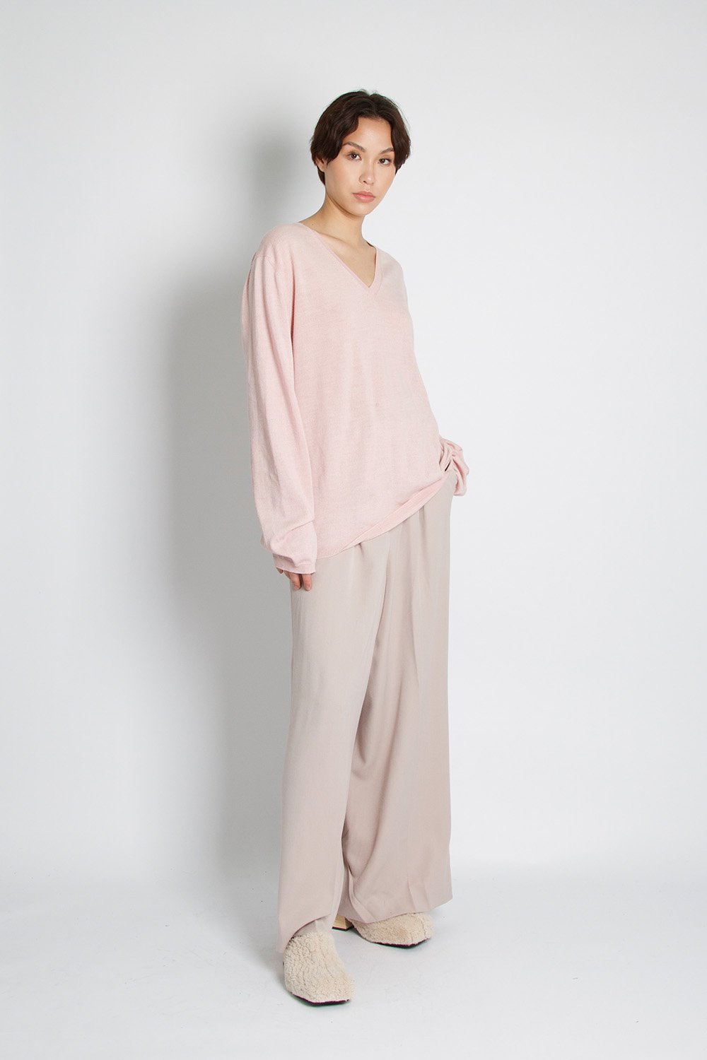 Prada Pink Wool Cashmere Sweater