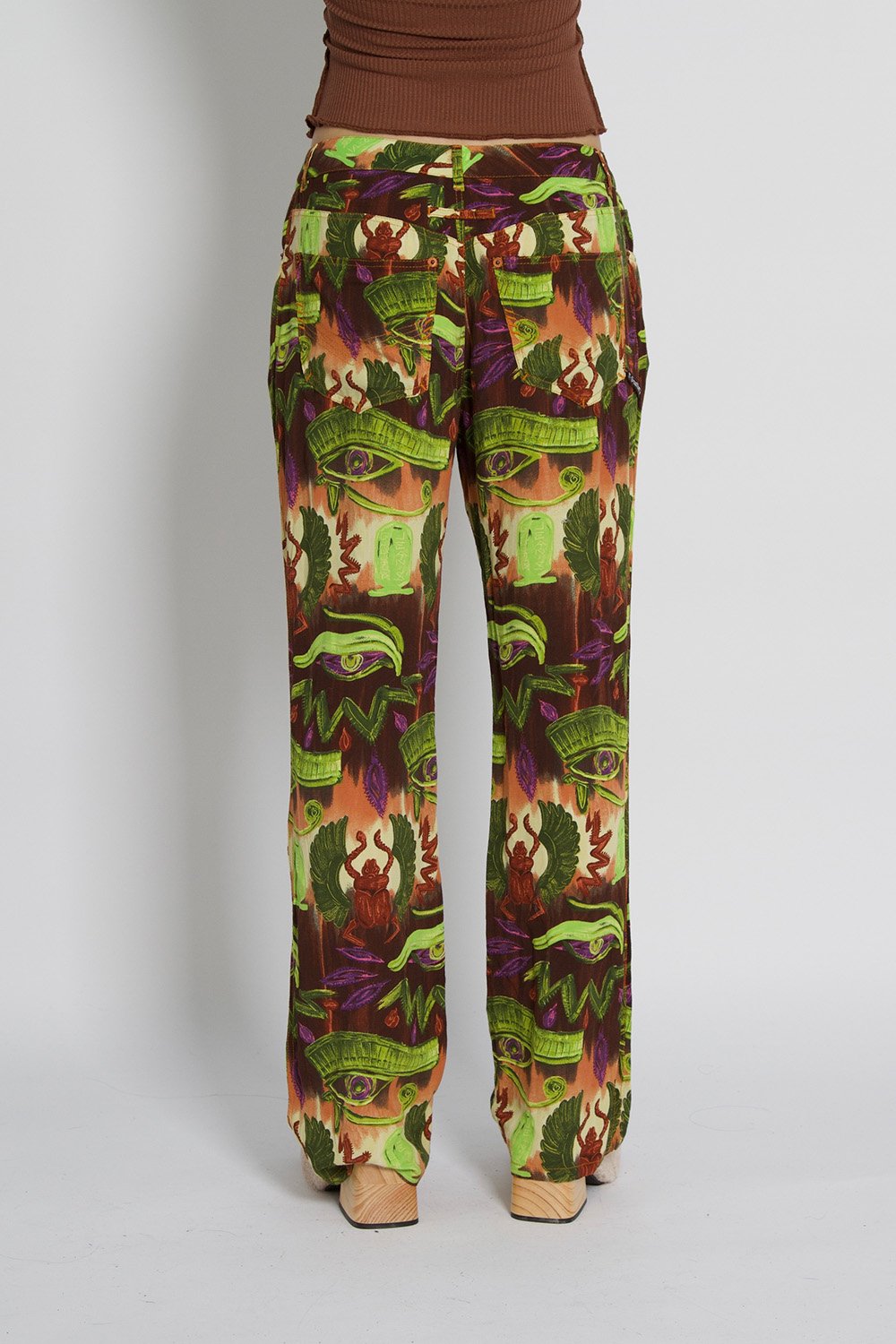 Jean Paul Gaultier 1997 Vintage Eye of Horus Trousers