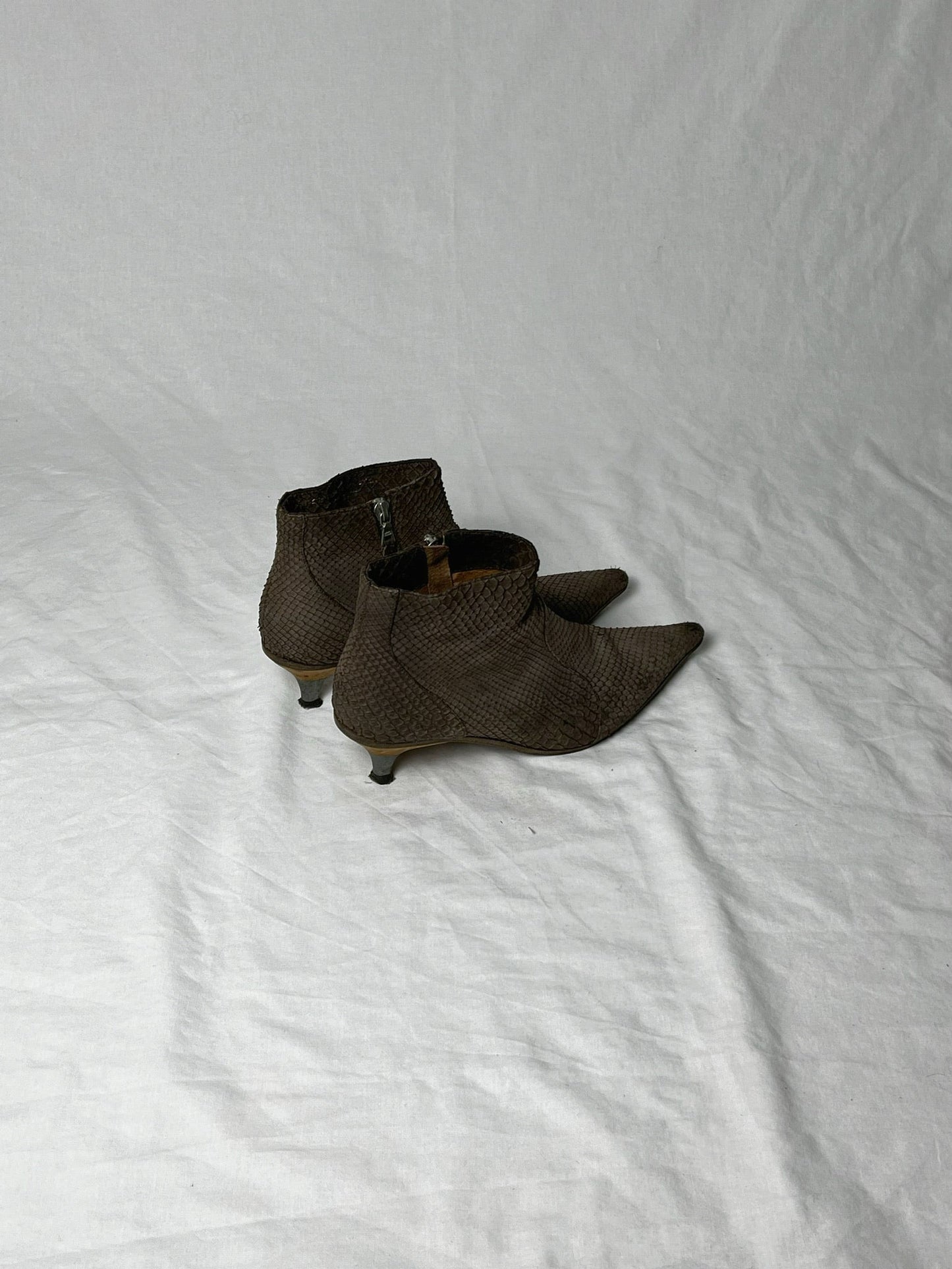 DRIES VAN NOTEN PYTHON BOOTS | DEFAULT TITLE, Brown