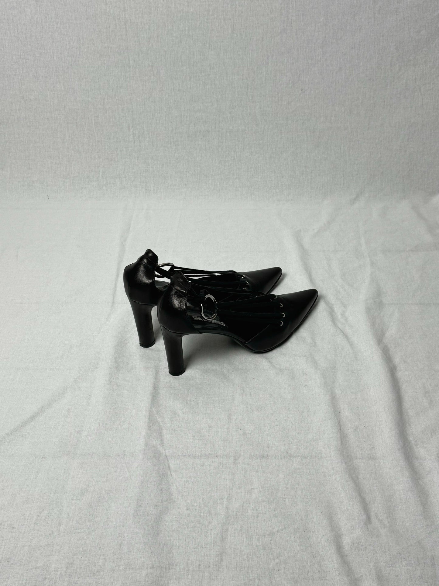 DIRK BIKKEMBERGS EYELET HEEL | Default Title, Black