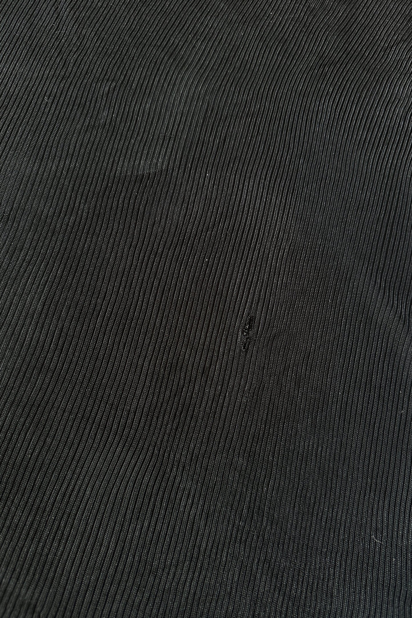 Versace 1990's Slinky Muscle Polo Black Top