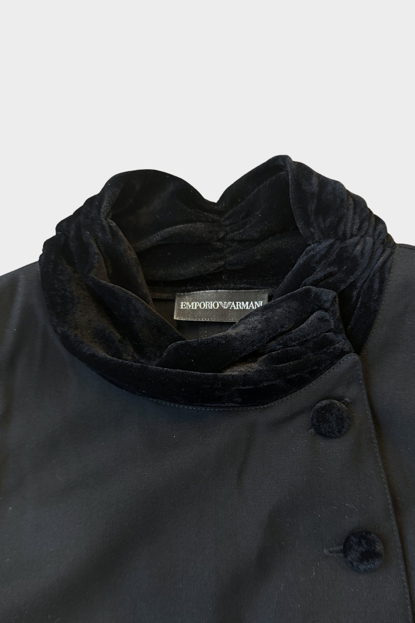 Emporio Armani Chinoiserie Party Black Dress LBD