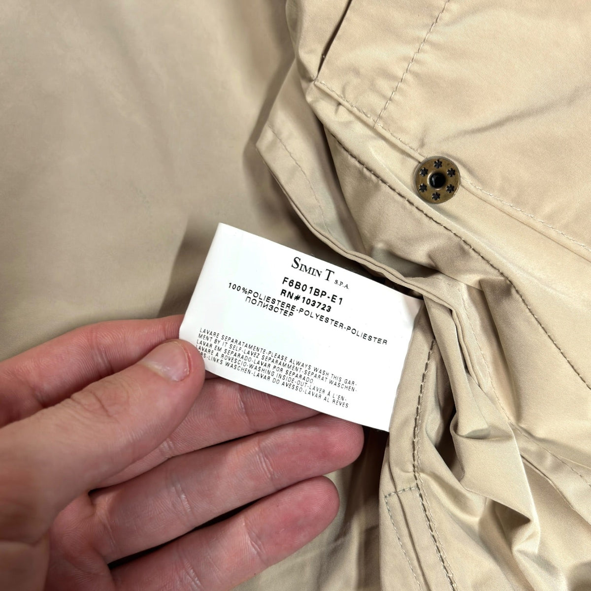 Armani Jeans 00’s Cropped Multipocket Jacket L | Large, Beige