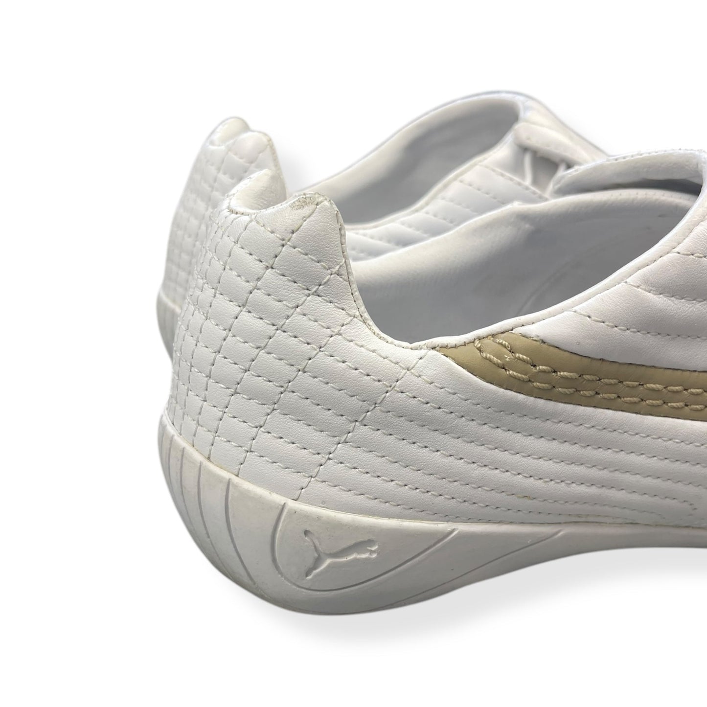 2000's Puma Sokuto White/Gold (UK8) | Default Title, Gold