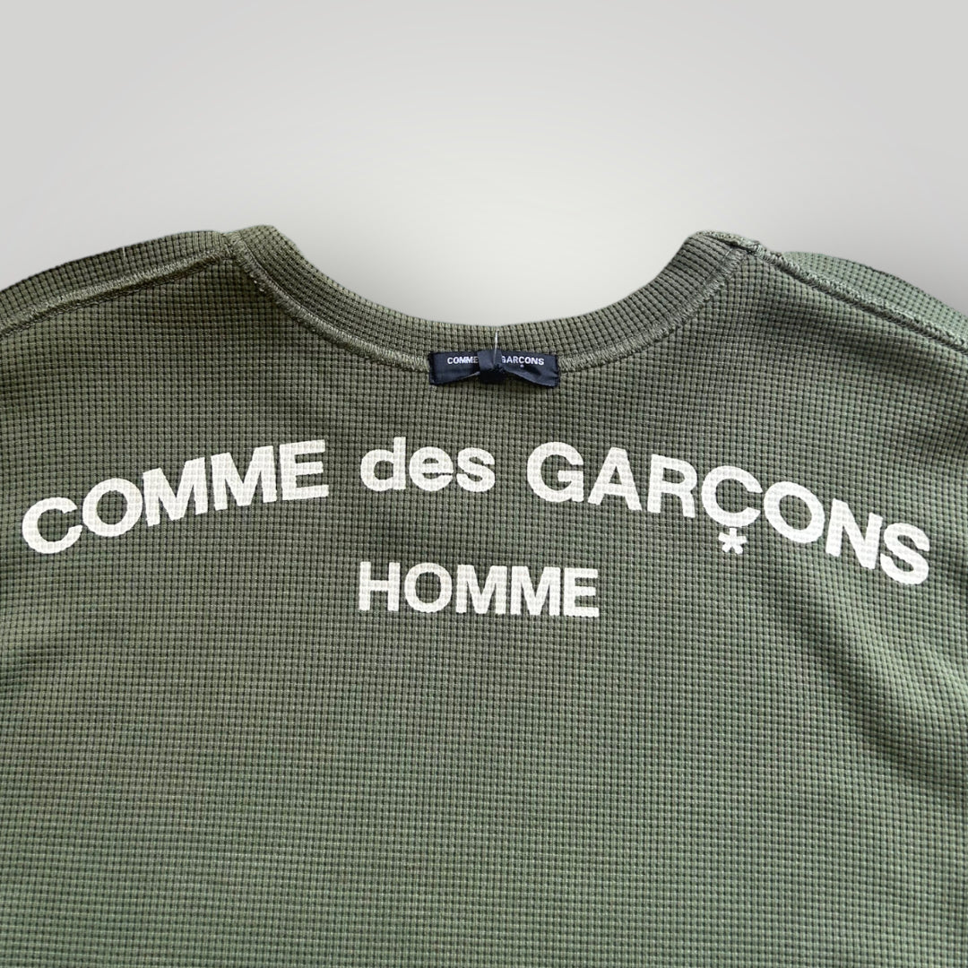 Commé Des Garçons Homme Waffle Knit L | Default Title, Olive Green