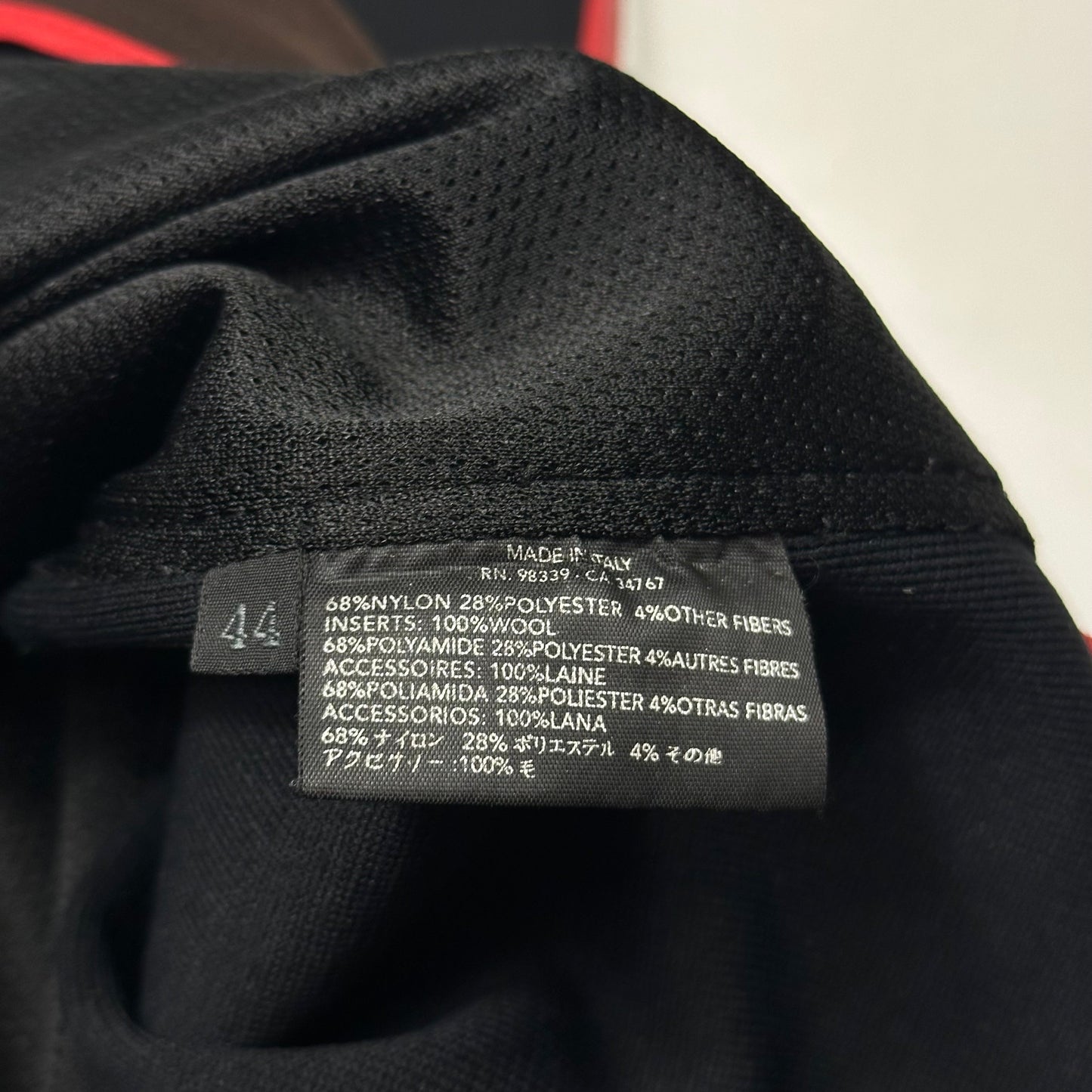 Prada Sport AW00 Wool + Leather Neoprene Panelled Belted Skirt - IT44