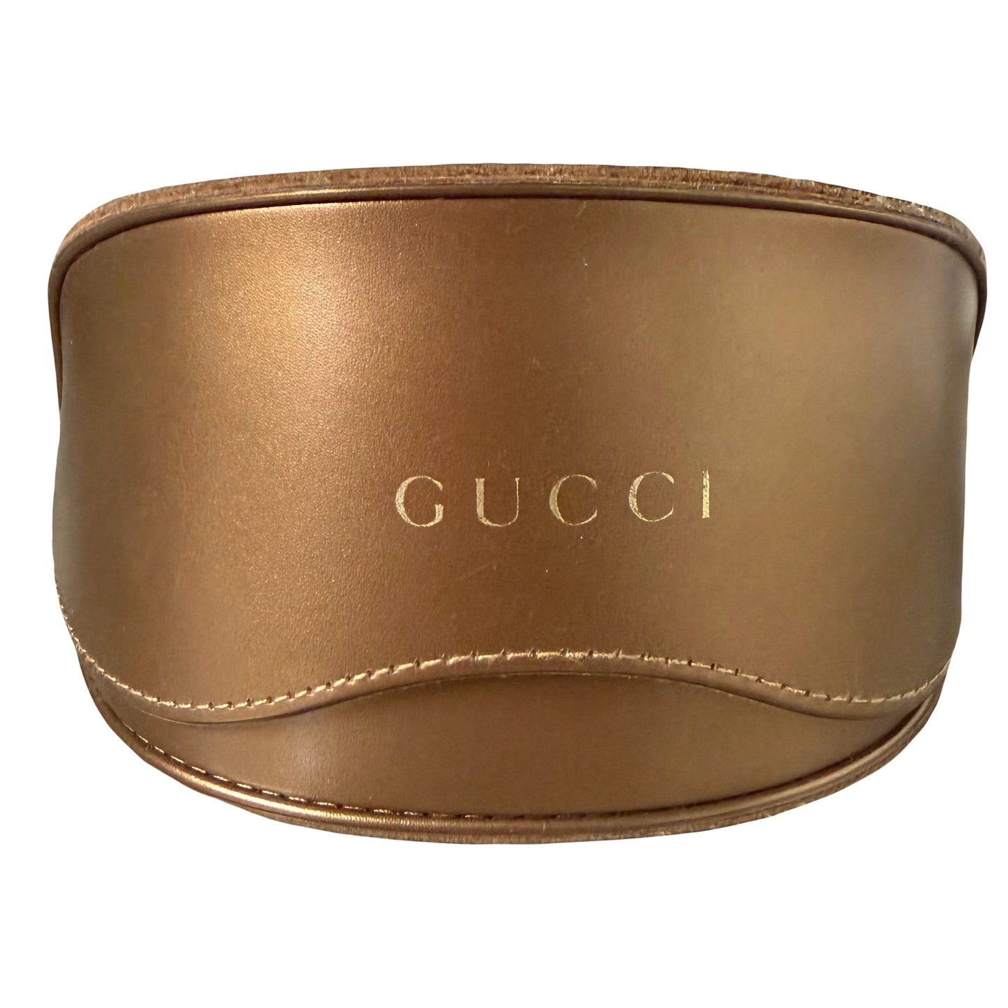 Gucci Wrap Around Sunglasses In White & Purple