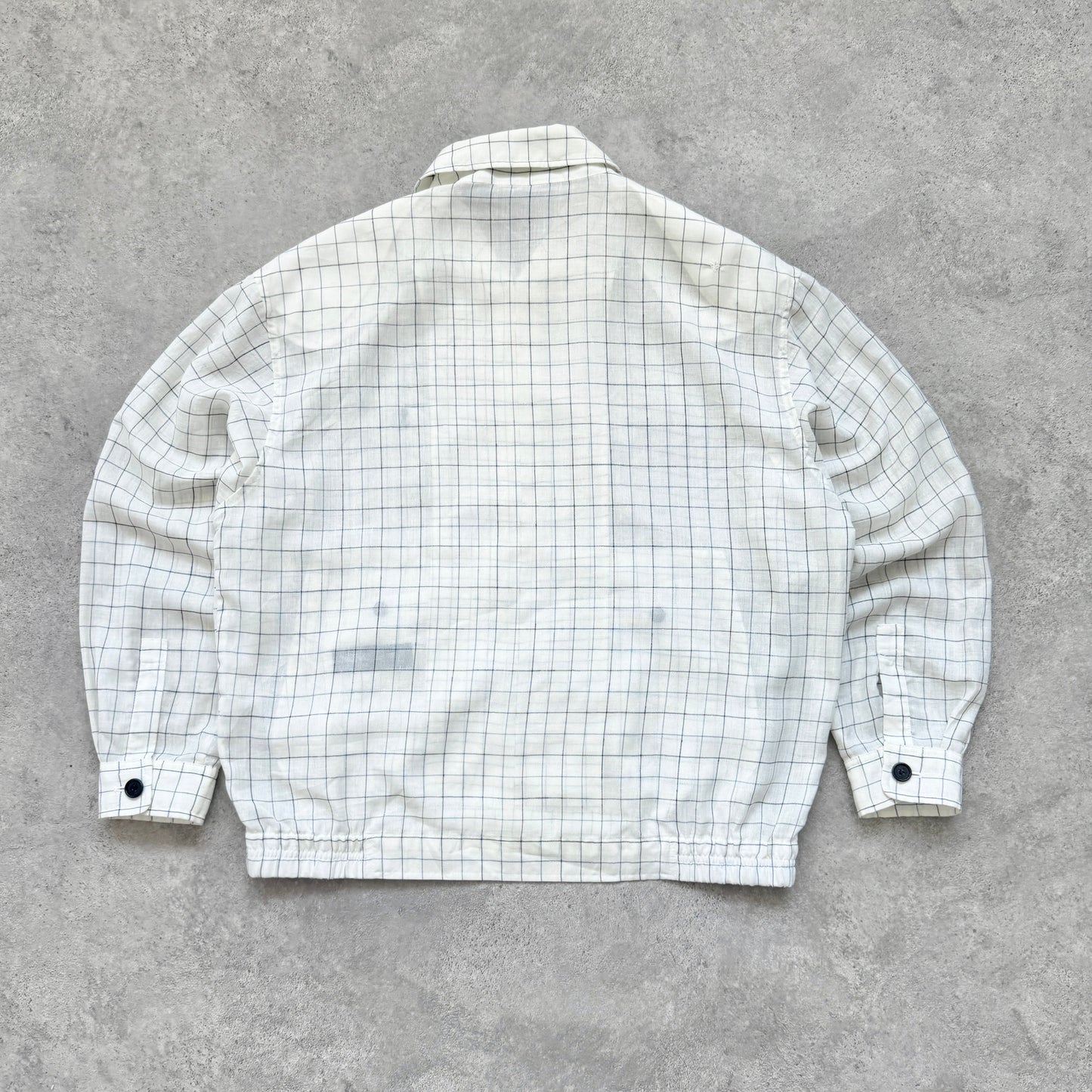 YSL 2000s lightweight check harrington jacket (L)