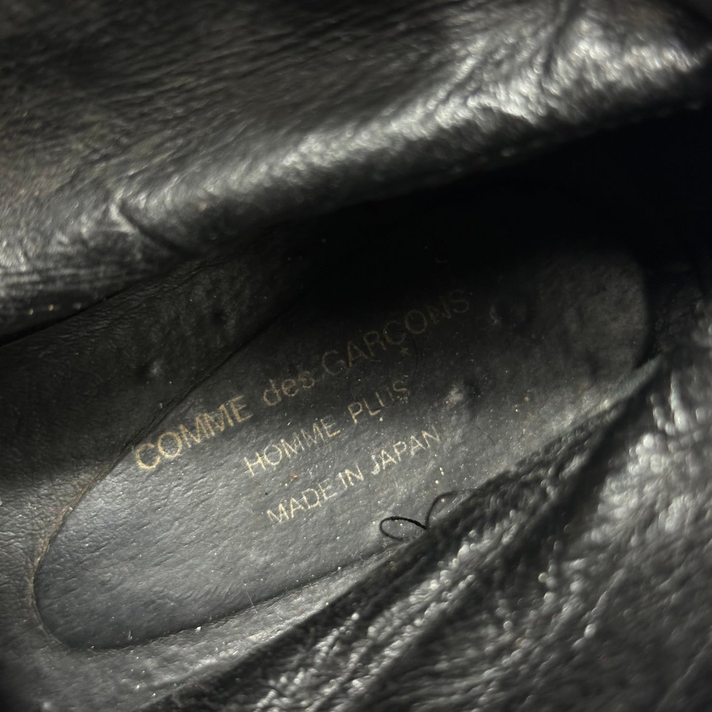 CDG Homme Plus FW10 Vibram Leather Bi-colour Boots - UK7/7.5 | DEFAULT TITLE, Black