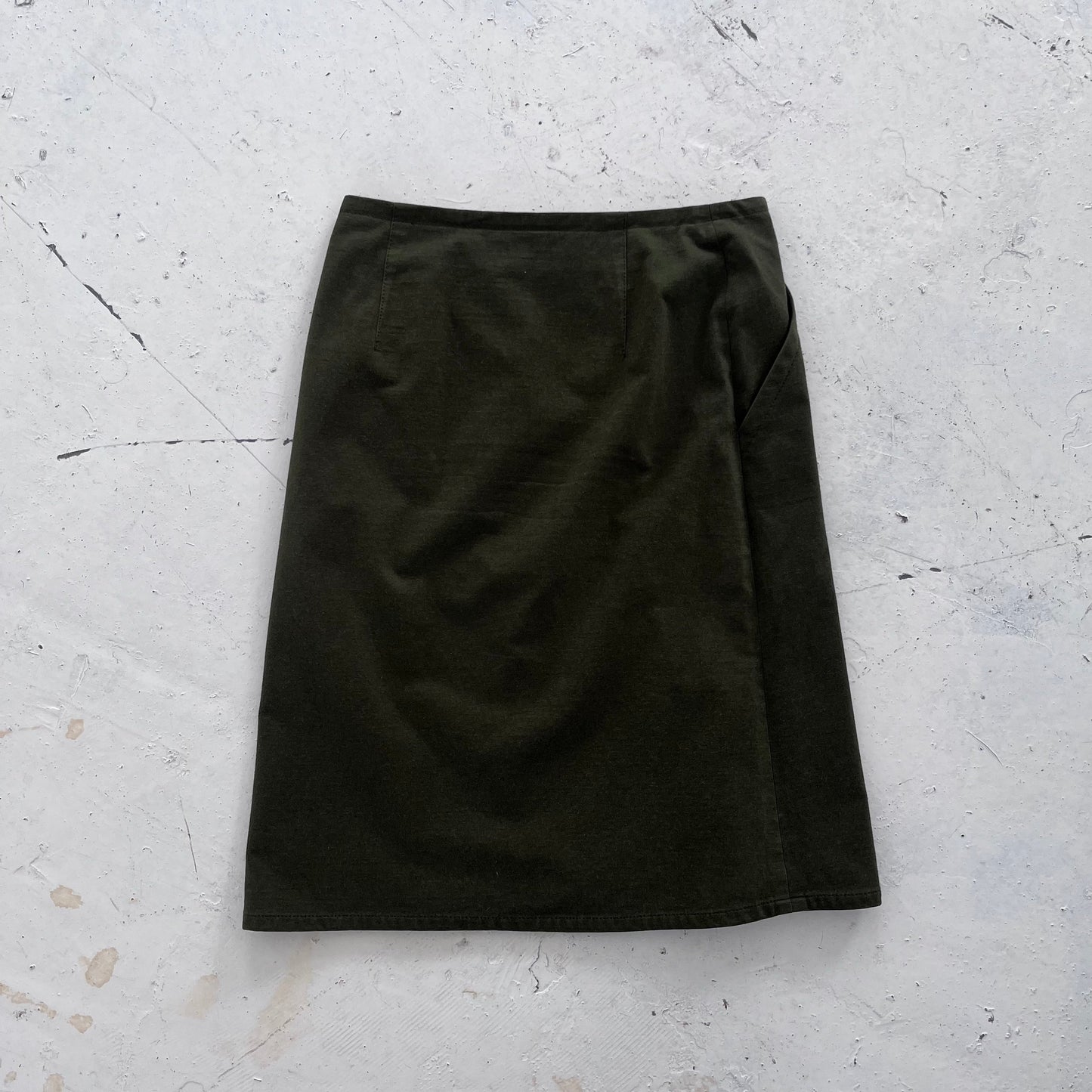1990s burberry skirt | Green, Olive Green