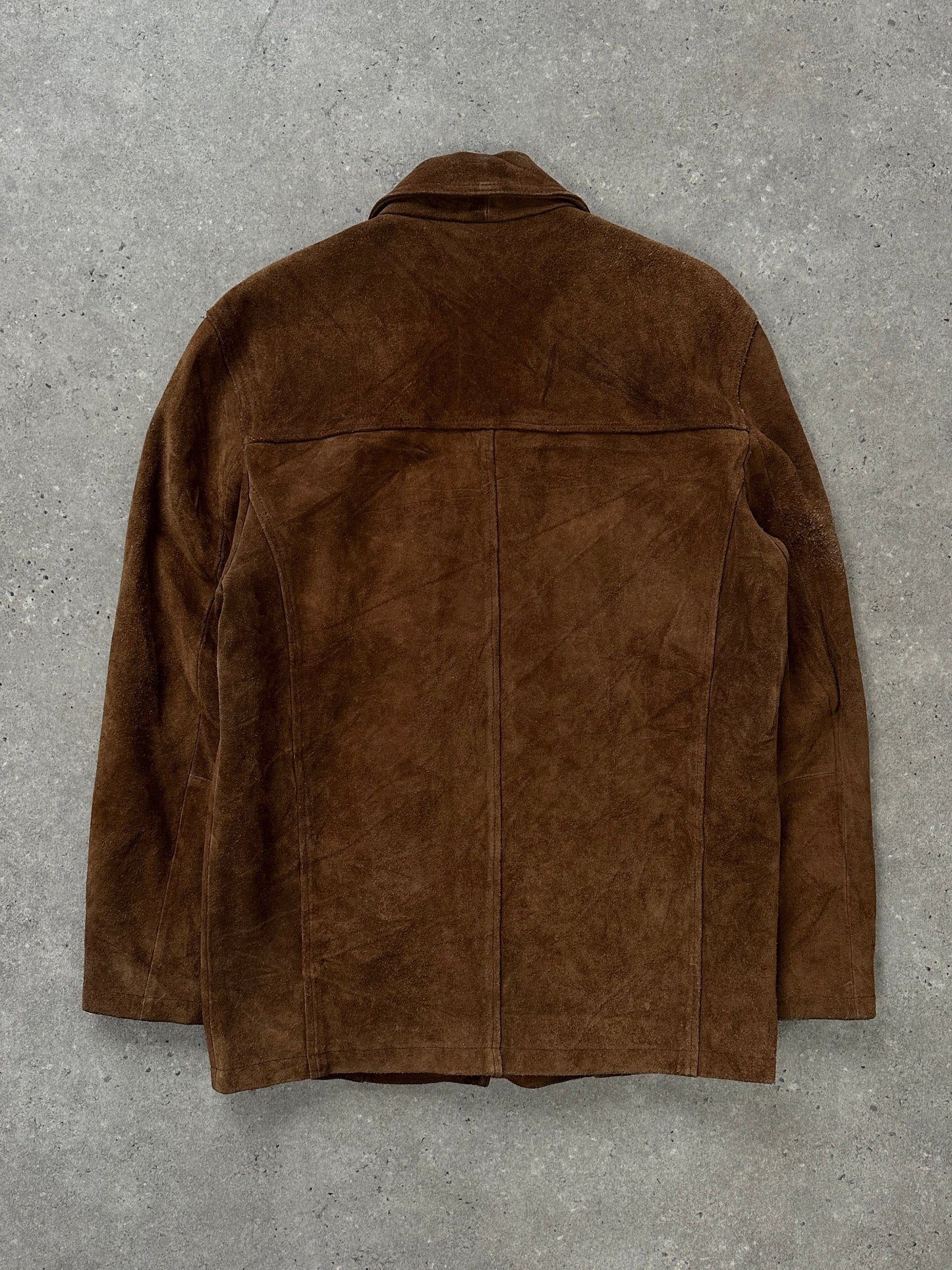 Vintage 1990s Suede Leather Jacket - L