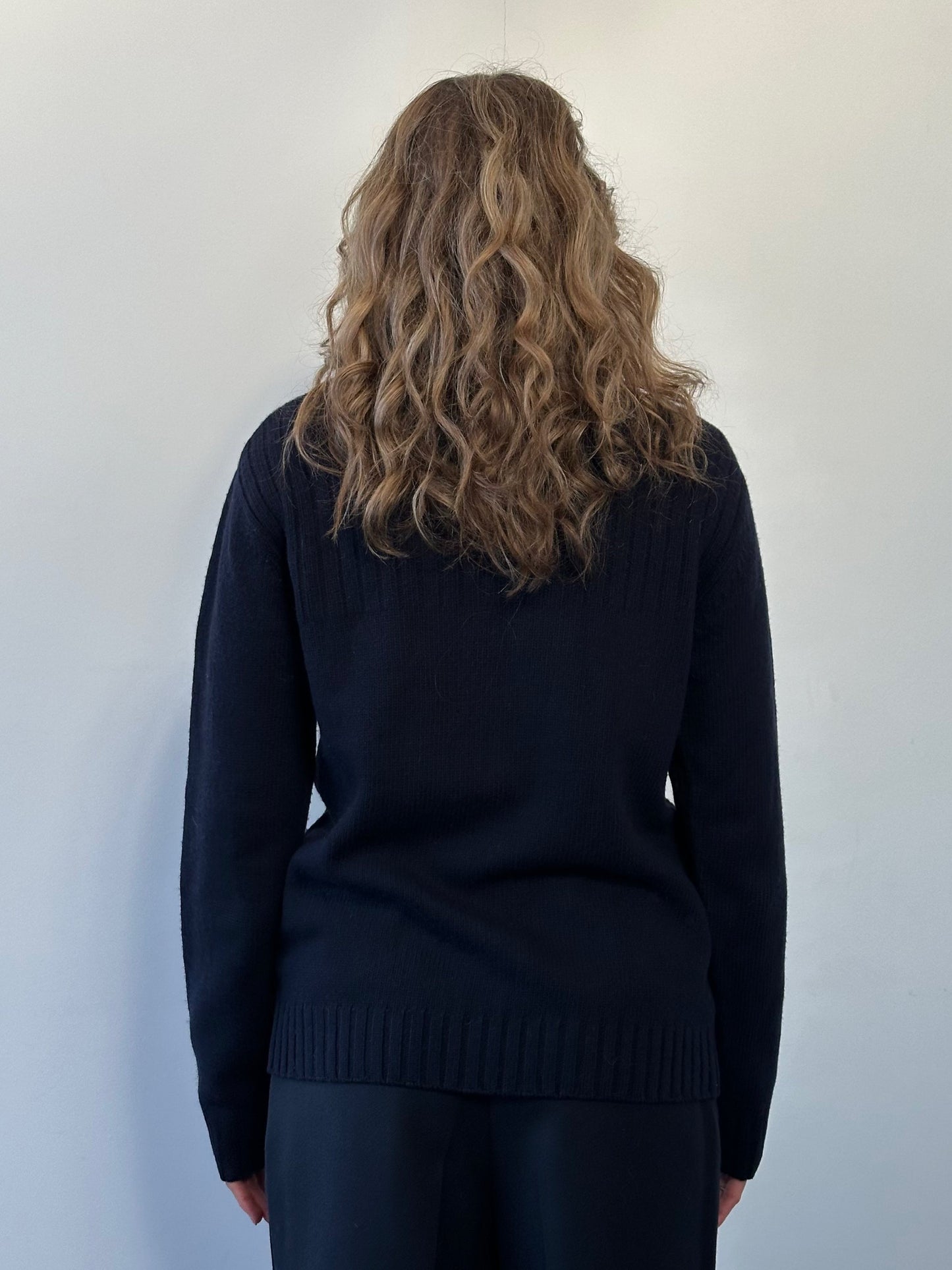 Barbour Pure Wool Roll Neck Jumper - M