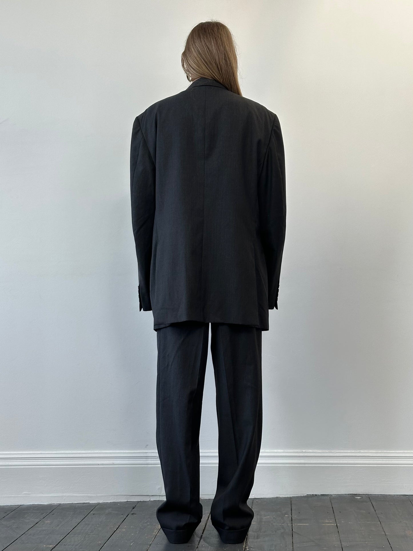 Pal Zileri Pure Wool Single Breasted Three Piece Suit - 46R/W34