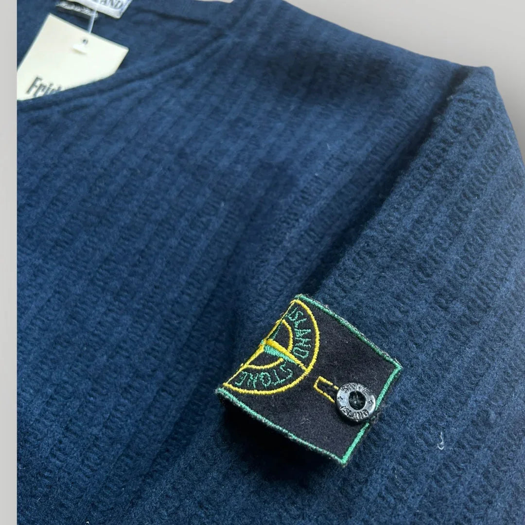 Stone Island AW/95 V-neck Wool Knit L | Default Title, Green