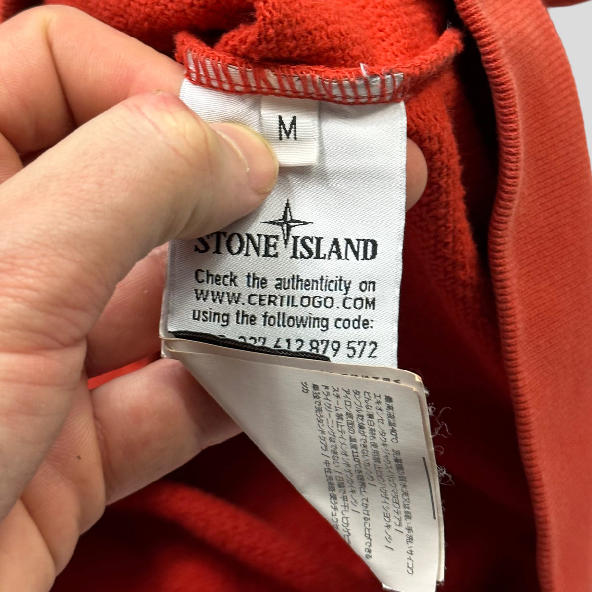 Stone Island Compass Cotton Gilet - M | Orange