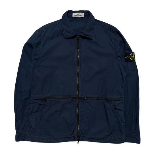 Stone Island Zip Up Overshirt