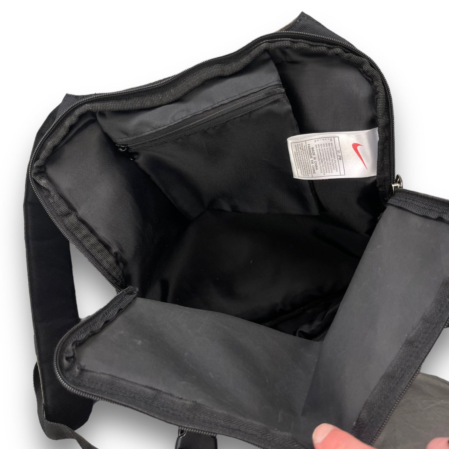 Nike Swoosh Cotton Laptop Backpack | O/S, Grey