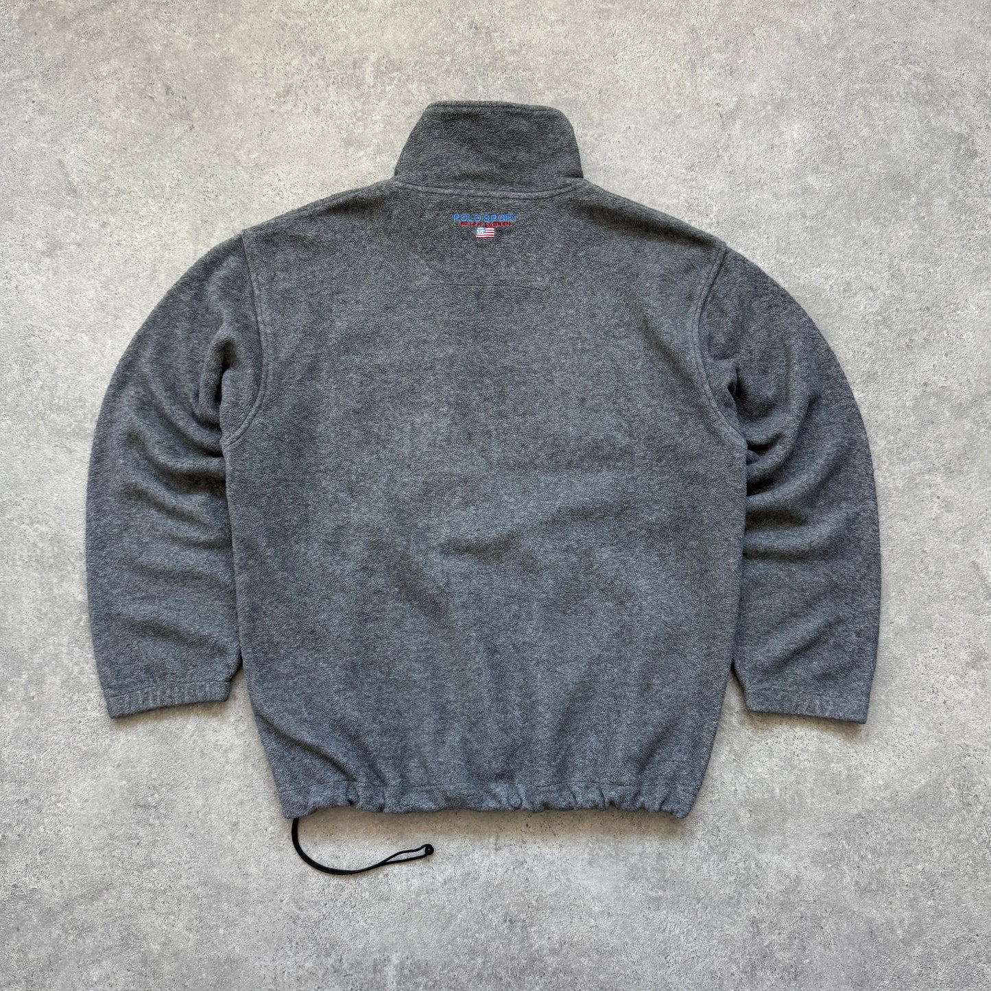 Polo Sport Ralph Lauren 1990s heavyweight 1/4 zip spellout fleece (L)