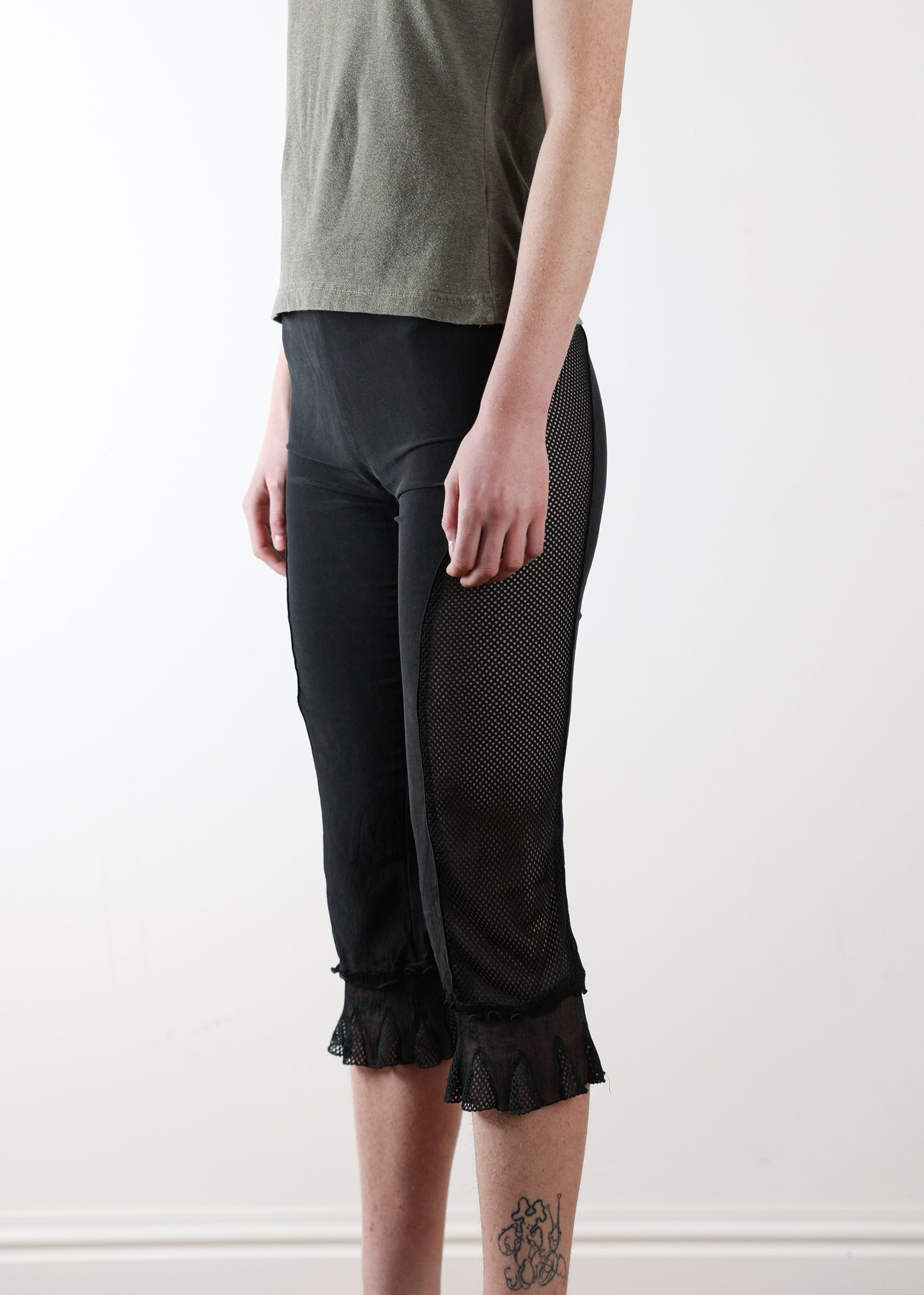 Prada 3/4 Black Capri Trousers