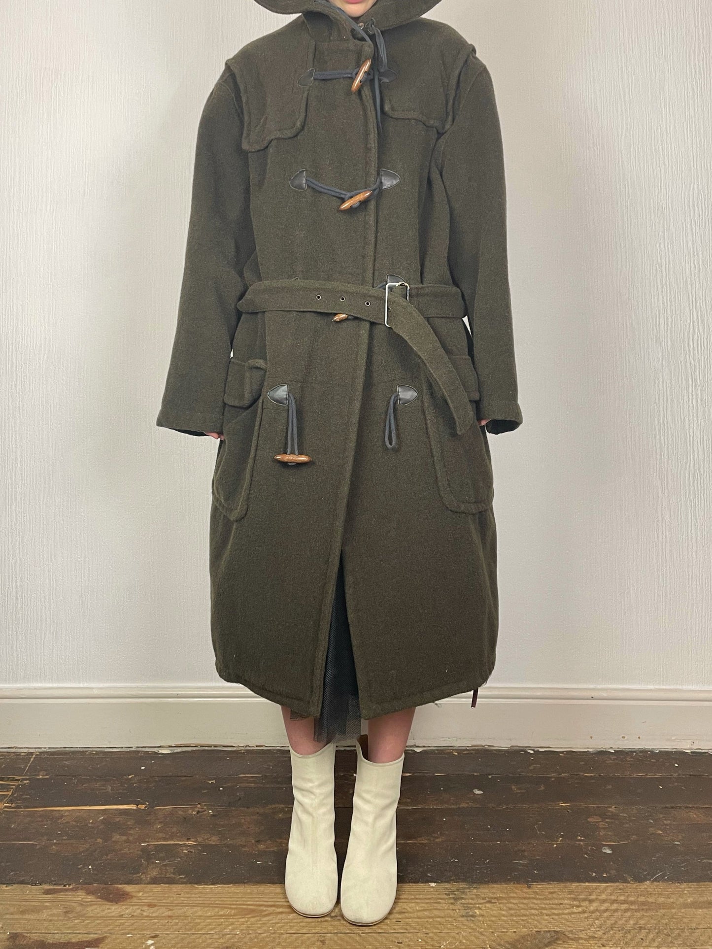 Jean Paul Gaultier Junior F/W 1990 wool duffle coat | Green, Green
