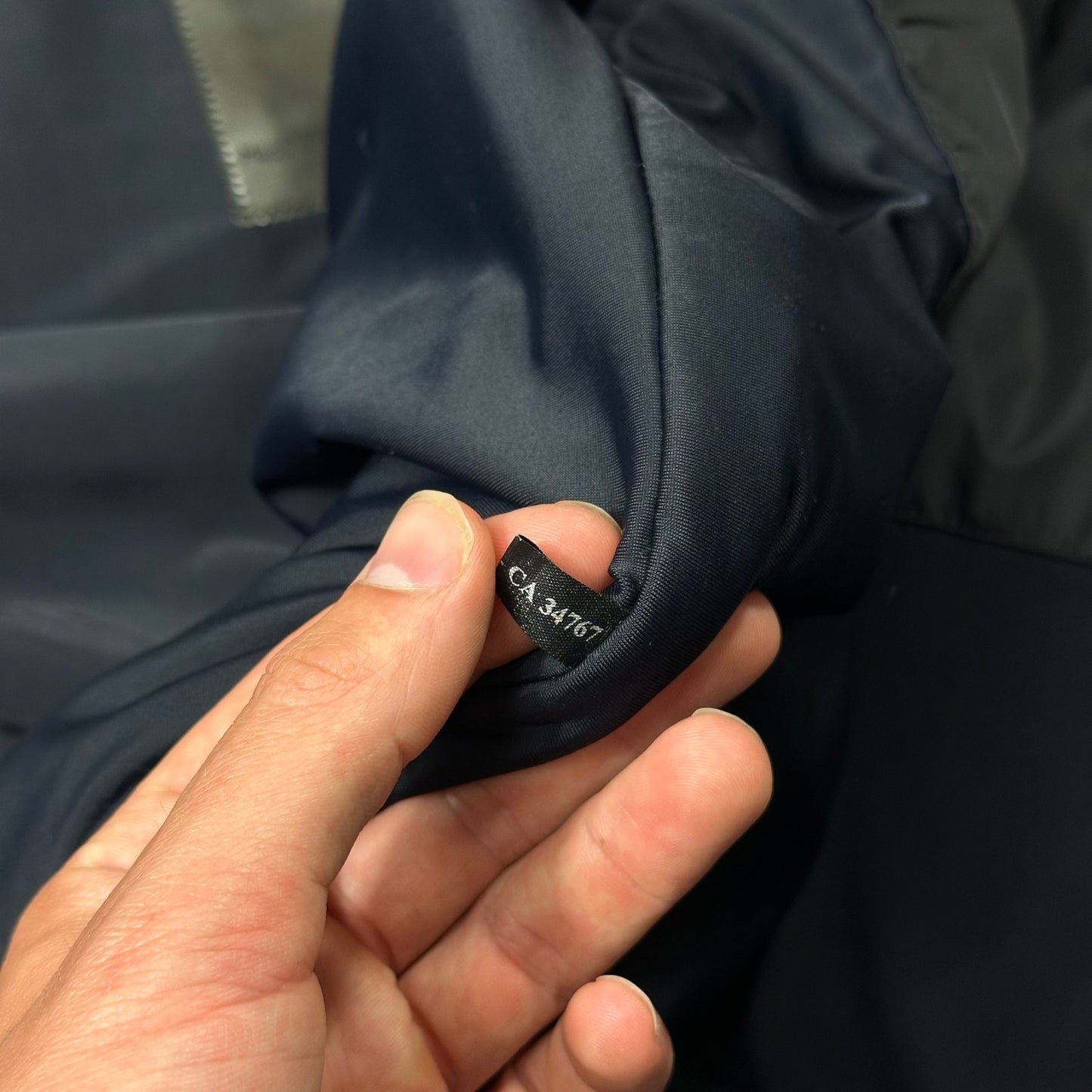 Prada Sport 1999 Jet Black Stash Pocket Soft Nylon Cycle Jacket - IT48 | Default Title, Jet Black