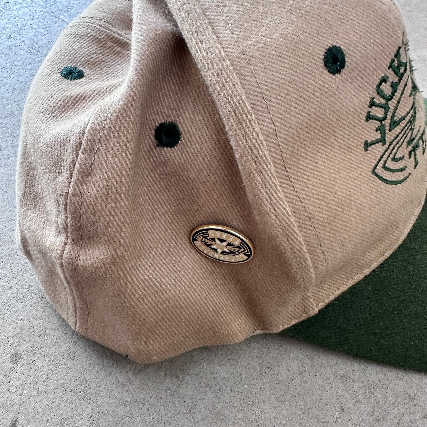 1990's Luckenbach Texas Cap | O/S, Beige