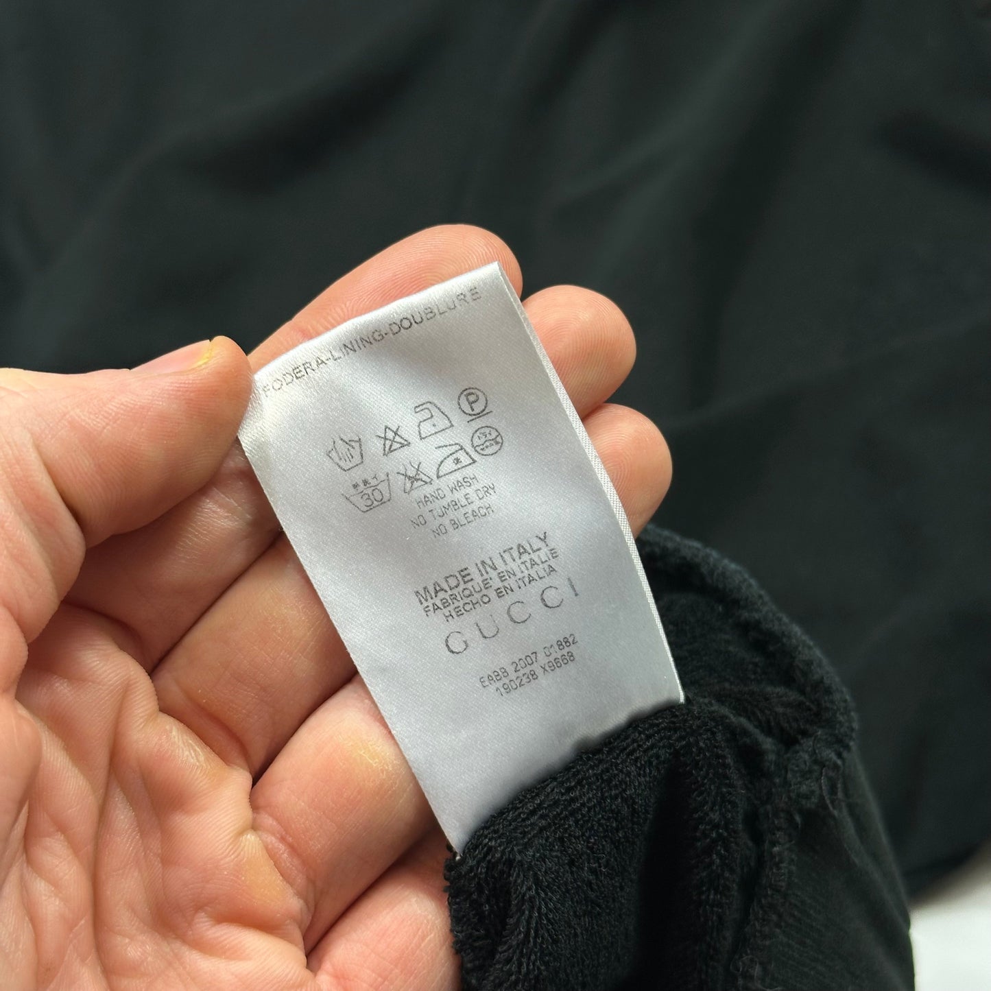 Gucci 2007 Crest Logo Web Stripe Teddy Cotton Hoodie - M