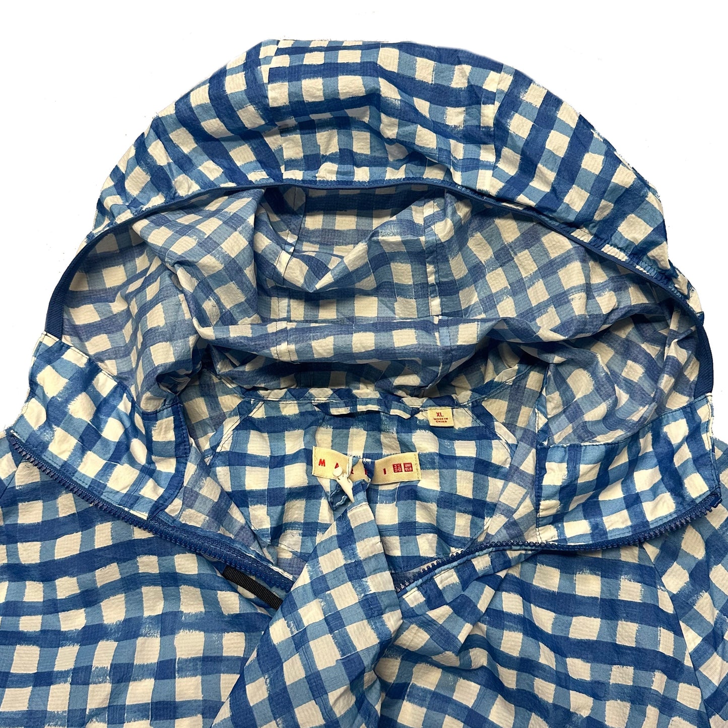 Uniqlo X Marni Check Jacket In Blue (XL)