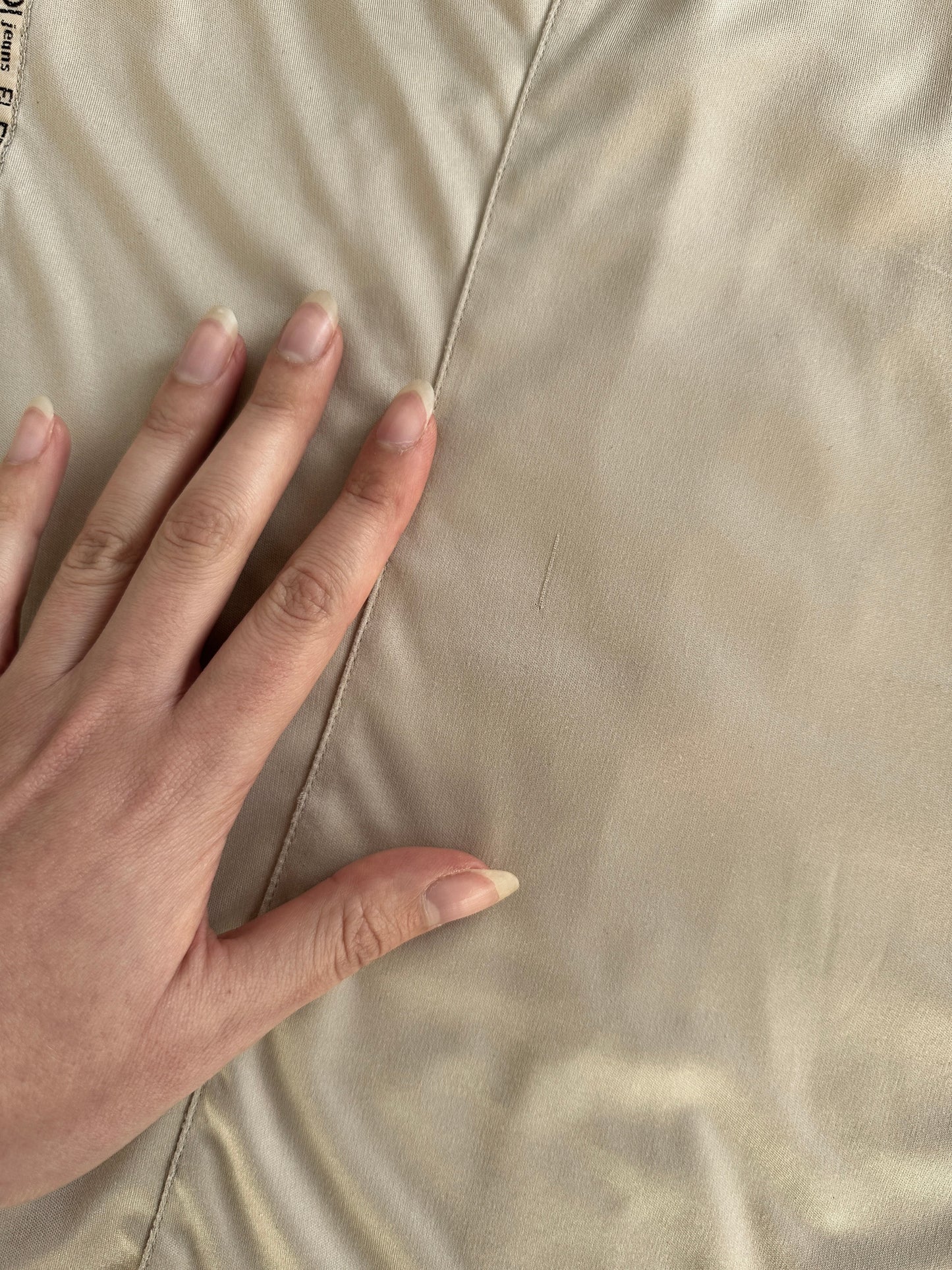 Fendi Sleeveless Satin Logo Shirt - M/L