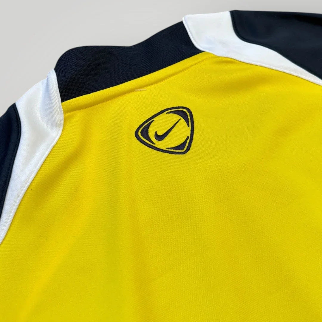 Nike Early 2000's Total 90 Long Sleeve Nylon T-shirt L