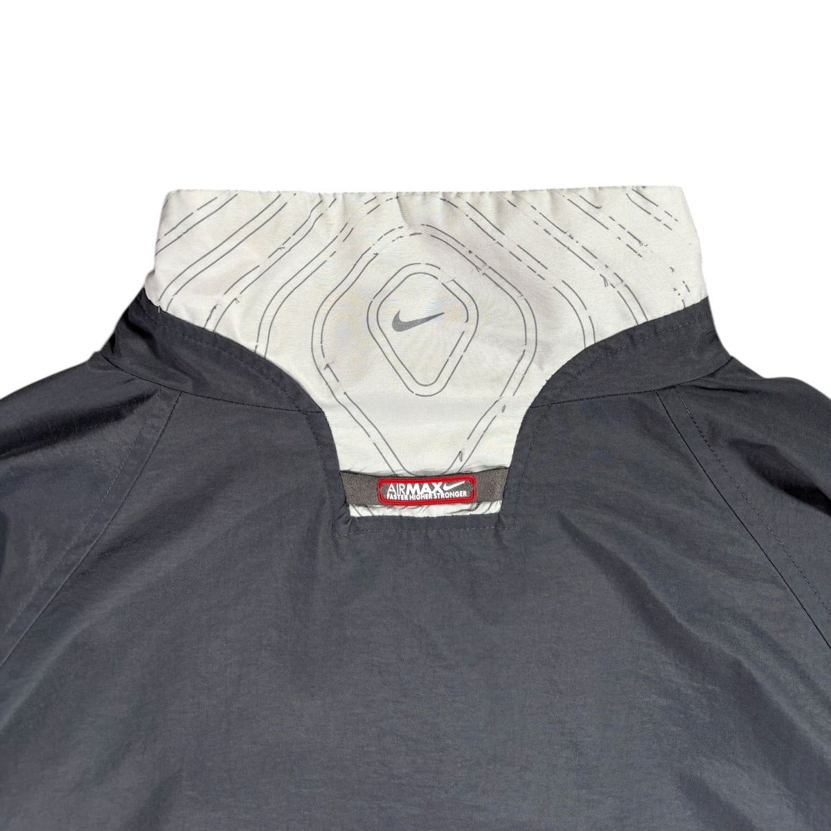 Nike Air Max 00’s Asymmetrical Two Tone Jacket L | Large, Grey