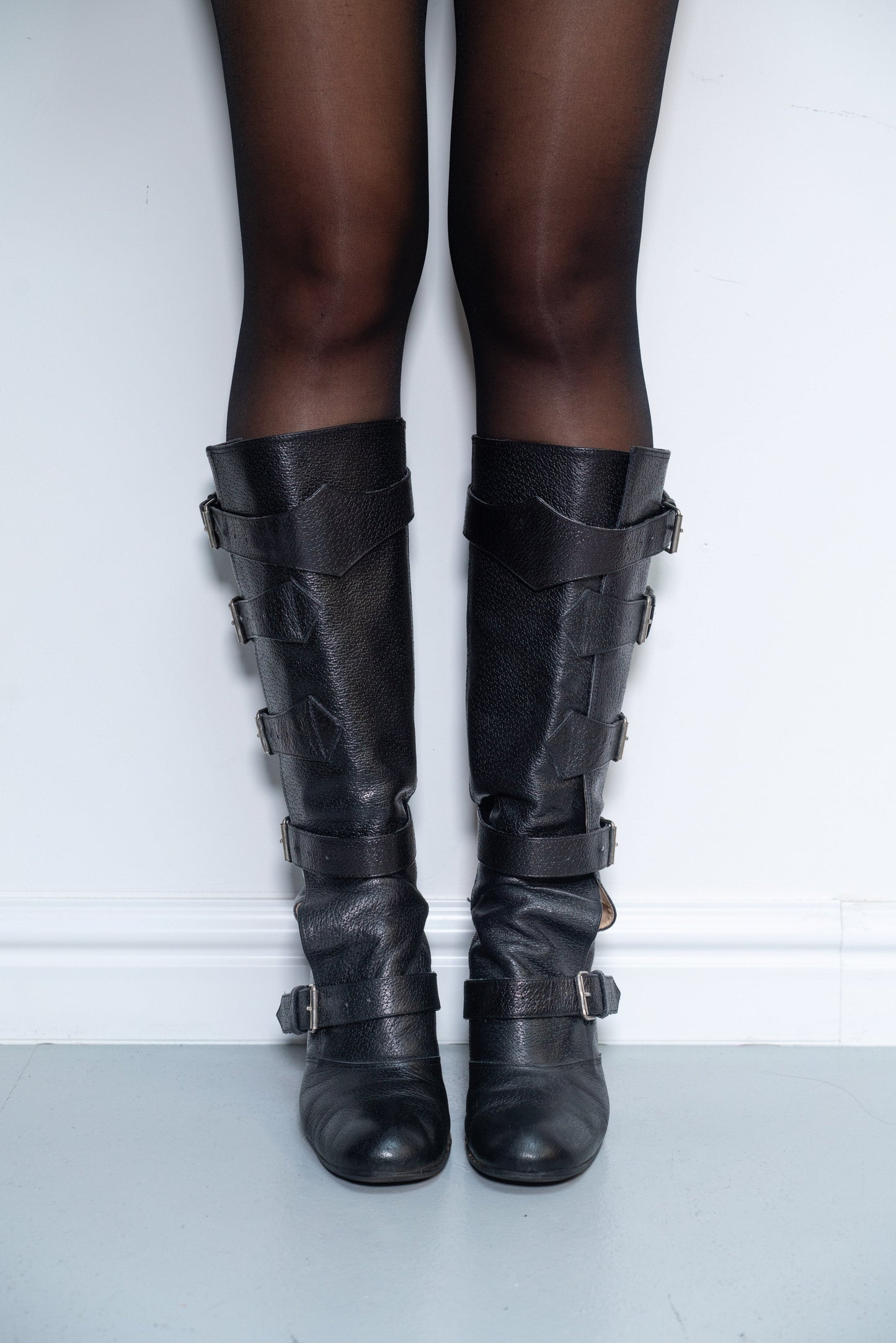 VIVIENNE WESTWOOD PIRATE BUCKLE BOOTS (EU 41) | DEFAULT TITLE, Black