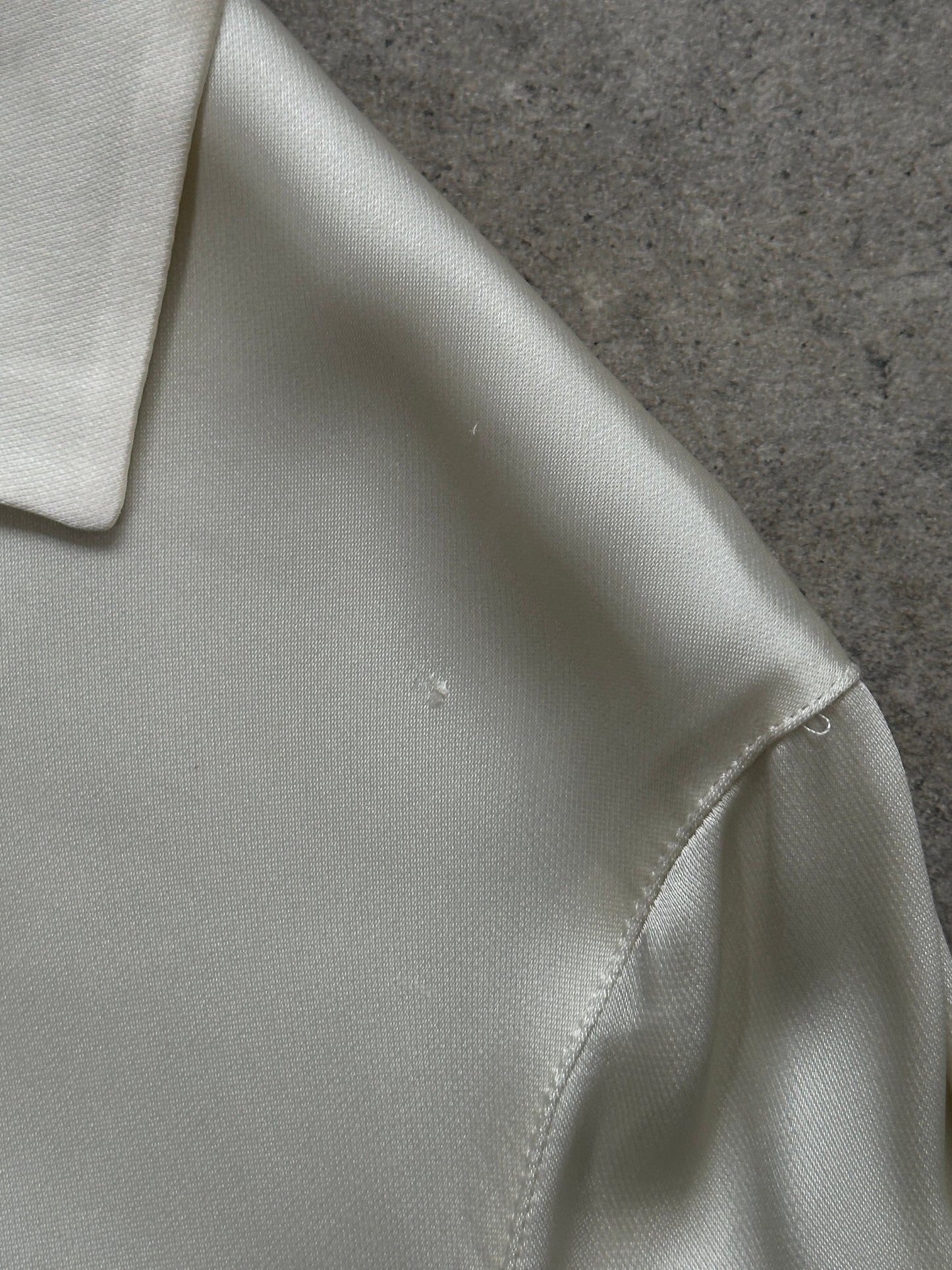 Mani 1990s Cropped Dress Shirt - S