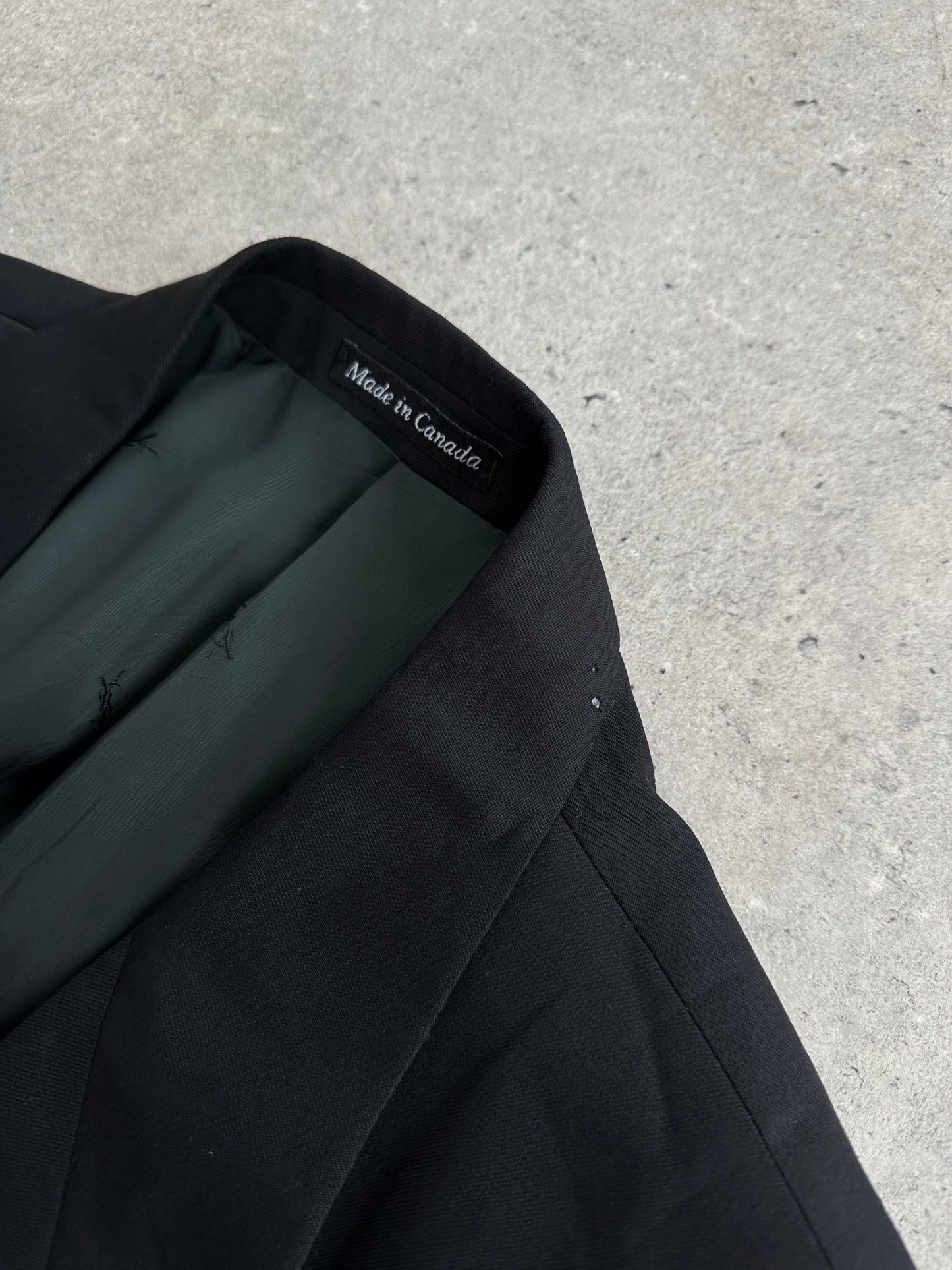 Yves Saint Laurent 90s Pure Wool Single Breasted Blazer 44R/L