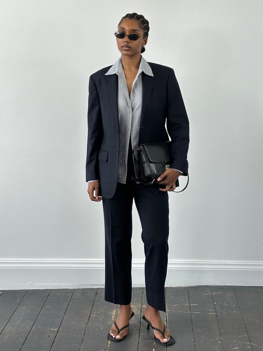 Loro Piana x Ginza Yamagataya 2000s Pure Brushed Wool Suit - 36R/W30