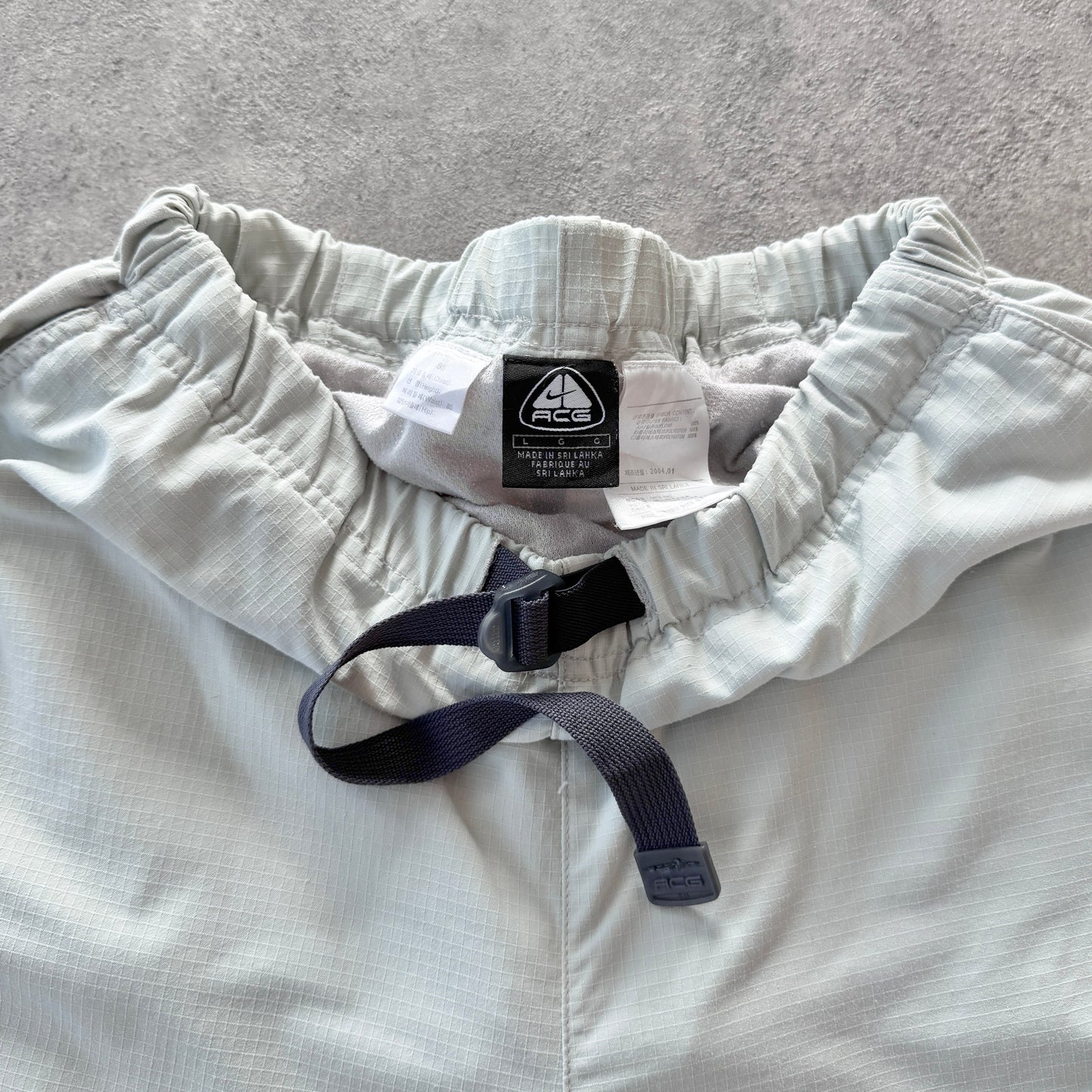 Nike ACG 2000s technical ripstop cargo shorts (L)