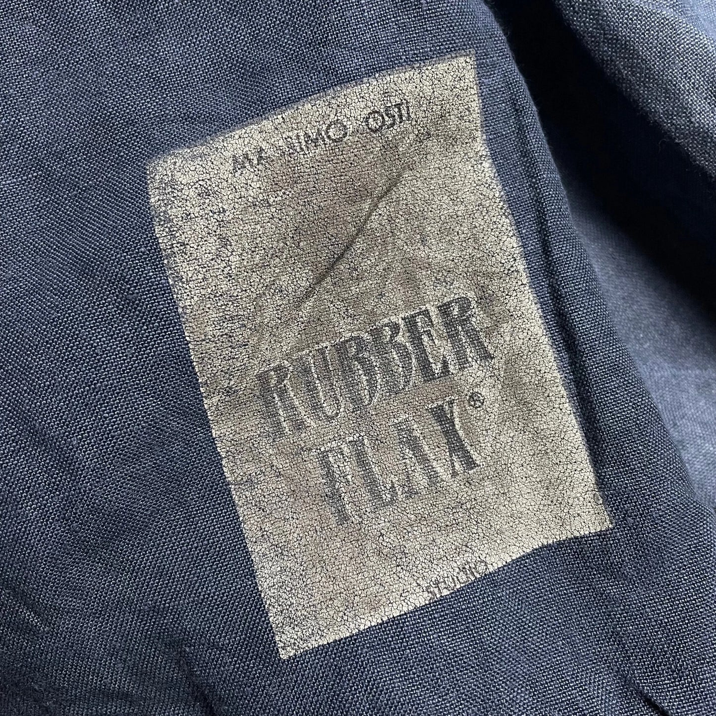 S/S 1992 C.P. COMPANY Ideas From Massimo Osti Royal Blue Rubber Flax Bomber Jacket